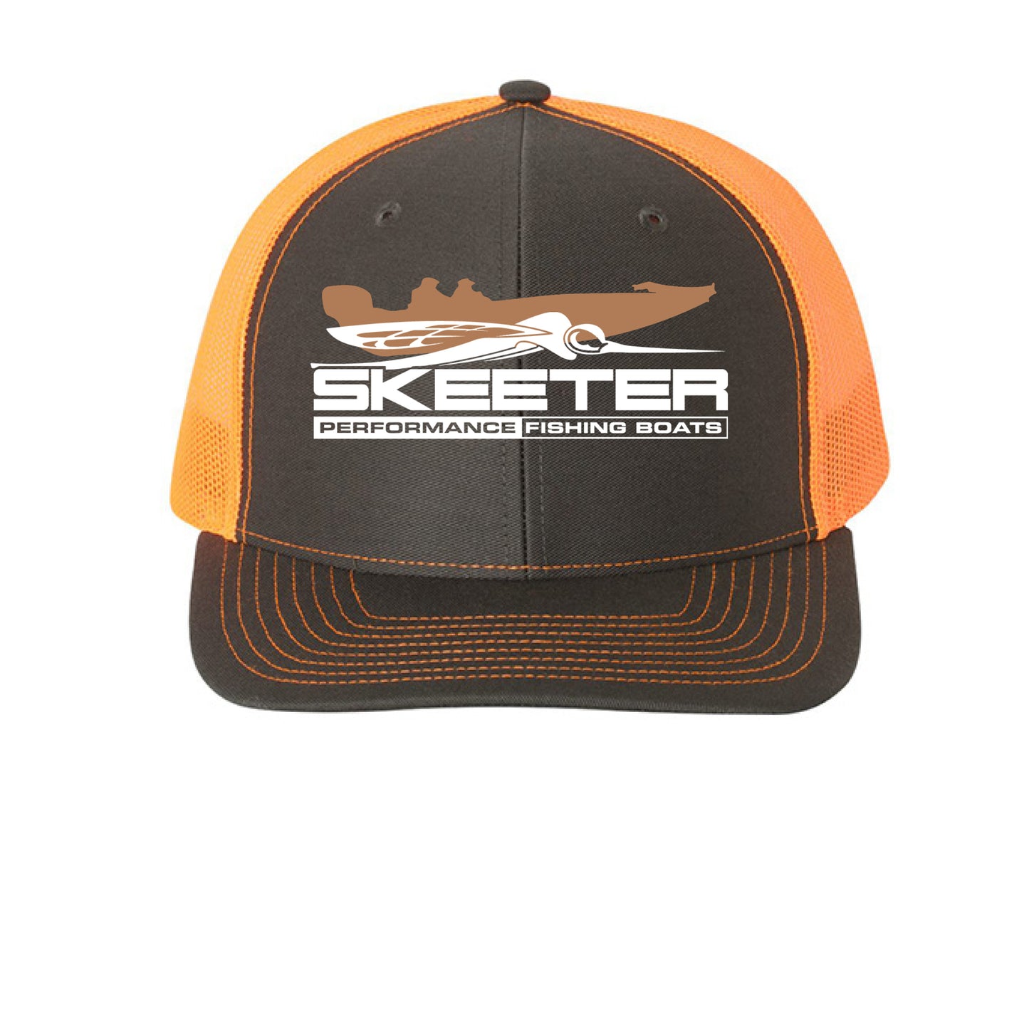 Charcoal/ Neon Orange - FRONT