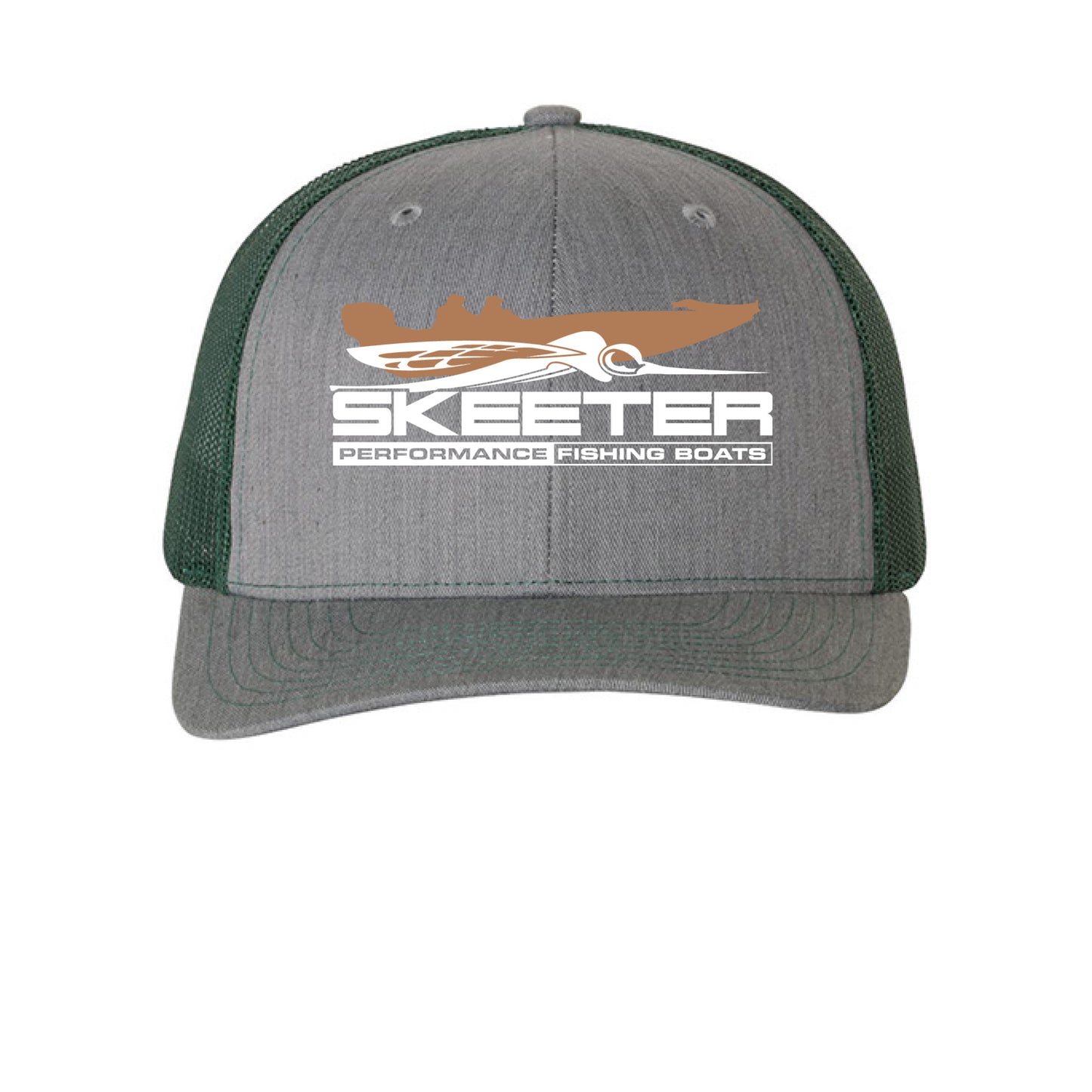 Heather Grey/ Dark Green - FRONT