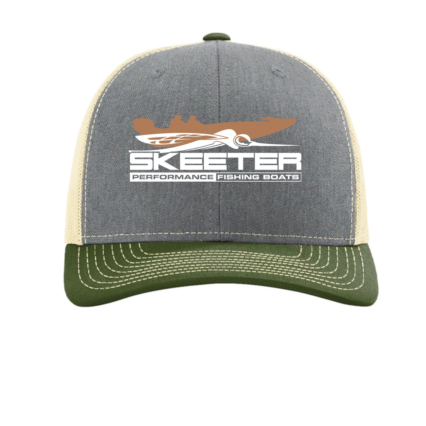 Heather Grey/ Birch/ Army Olive - FRONT