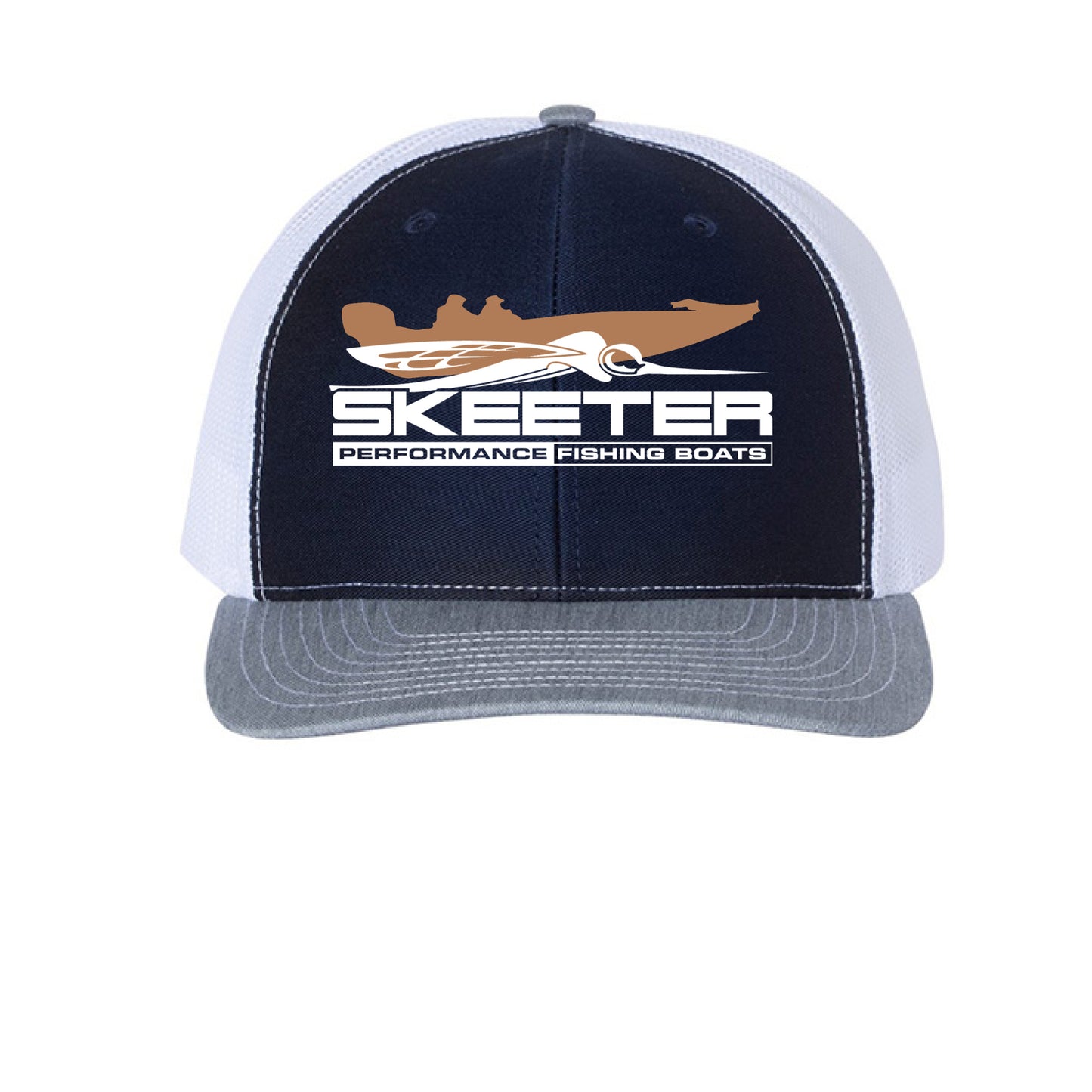 Navy/ White/ Heather Grey - FRONT