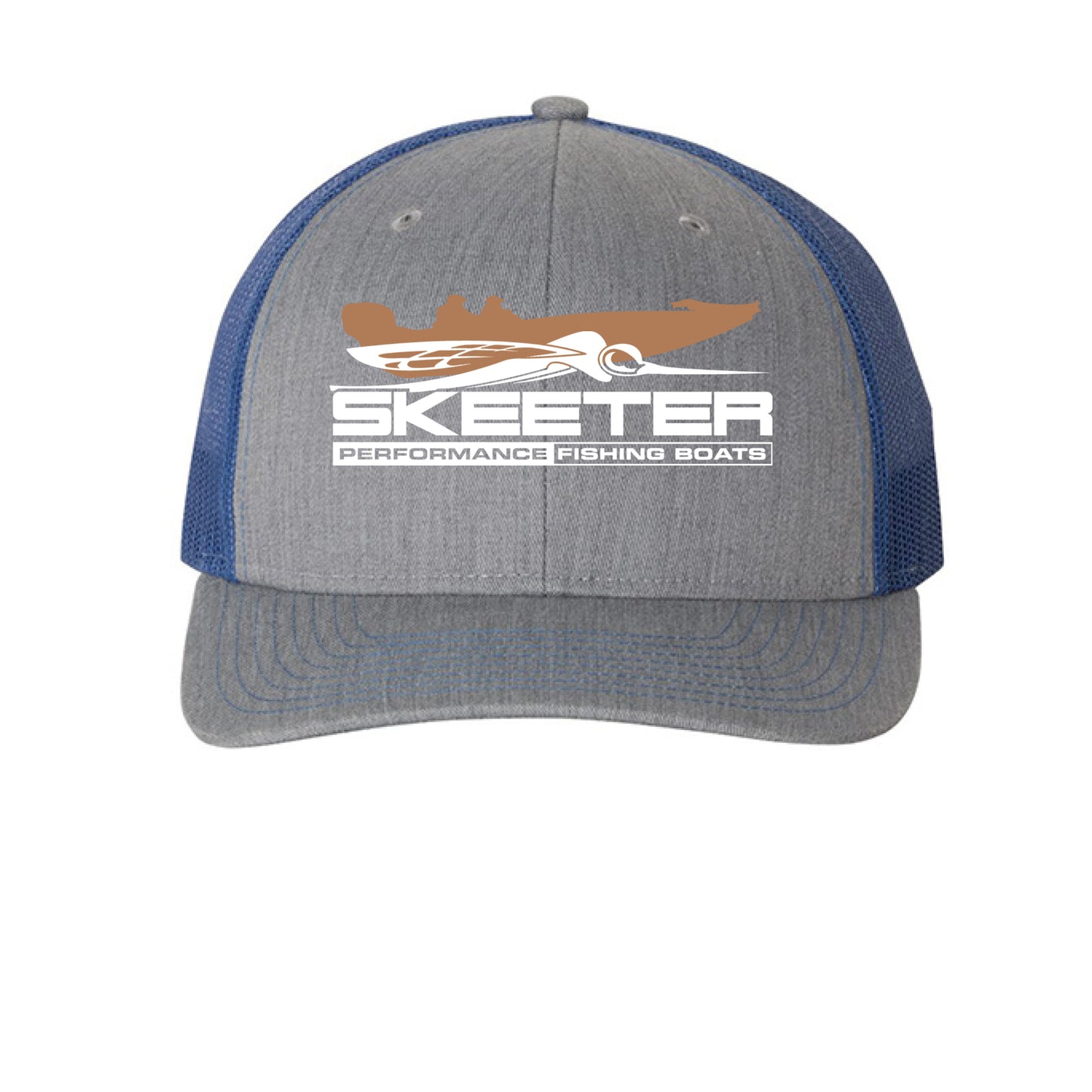 Heather Grey/ Royal - FRONT