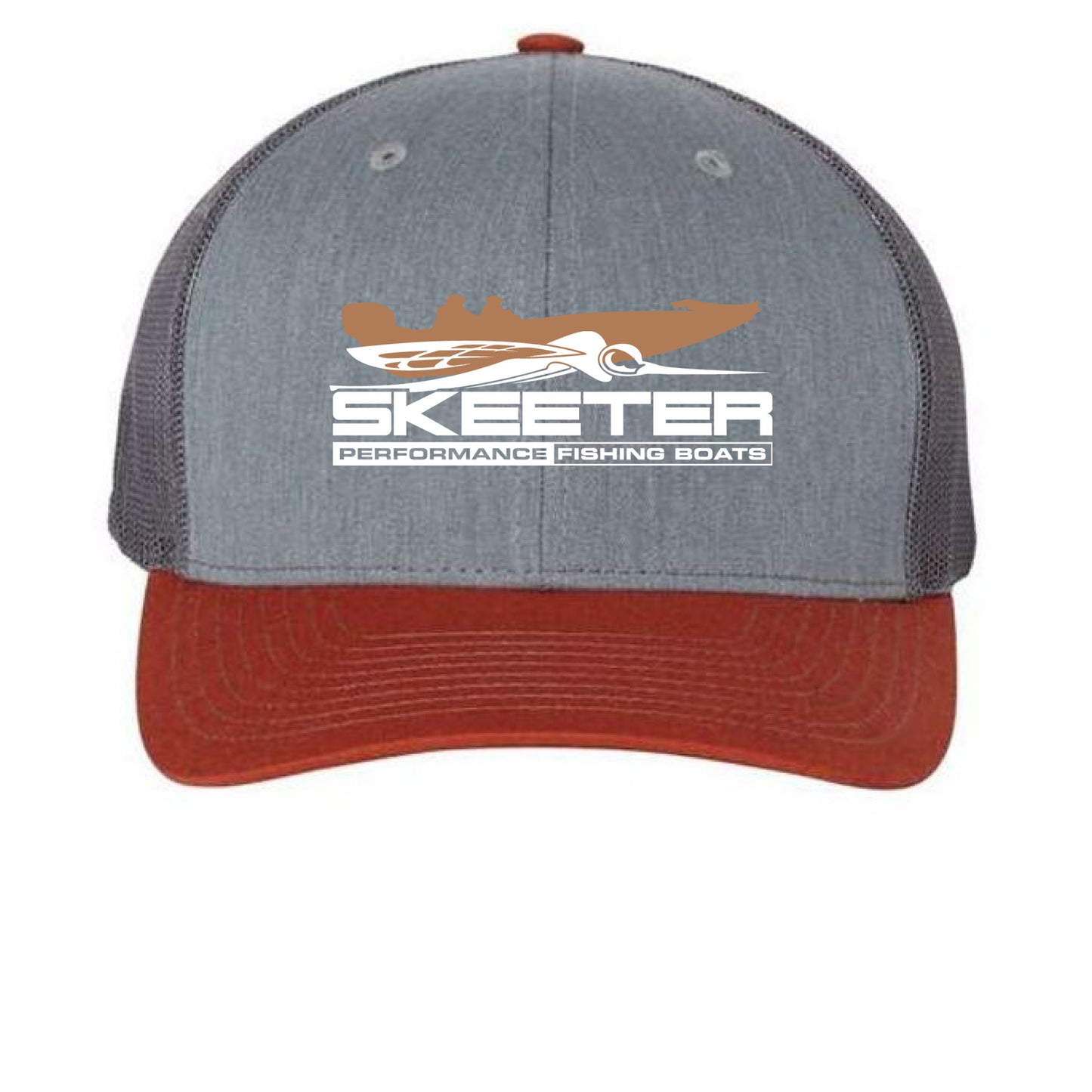 Heather Grey/ Charcoal/ Dark Orange - FRONT