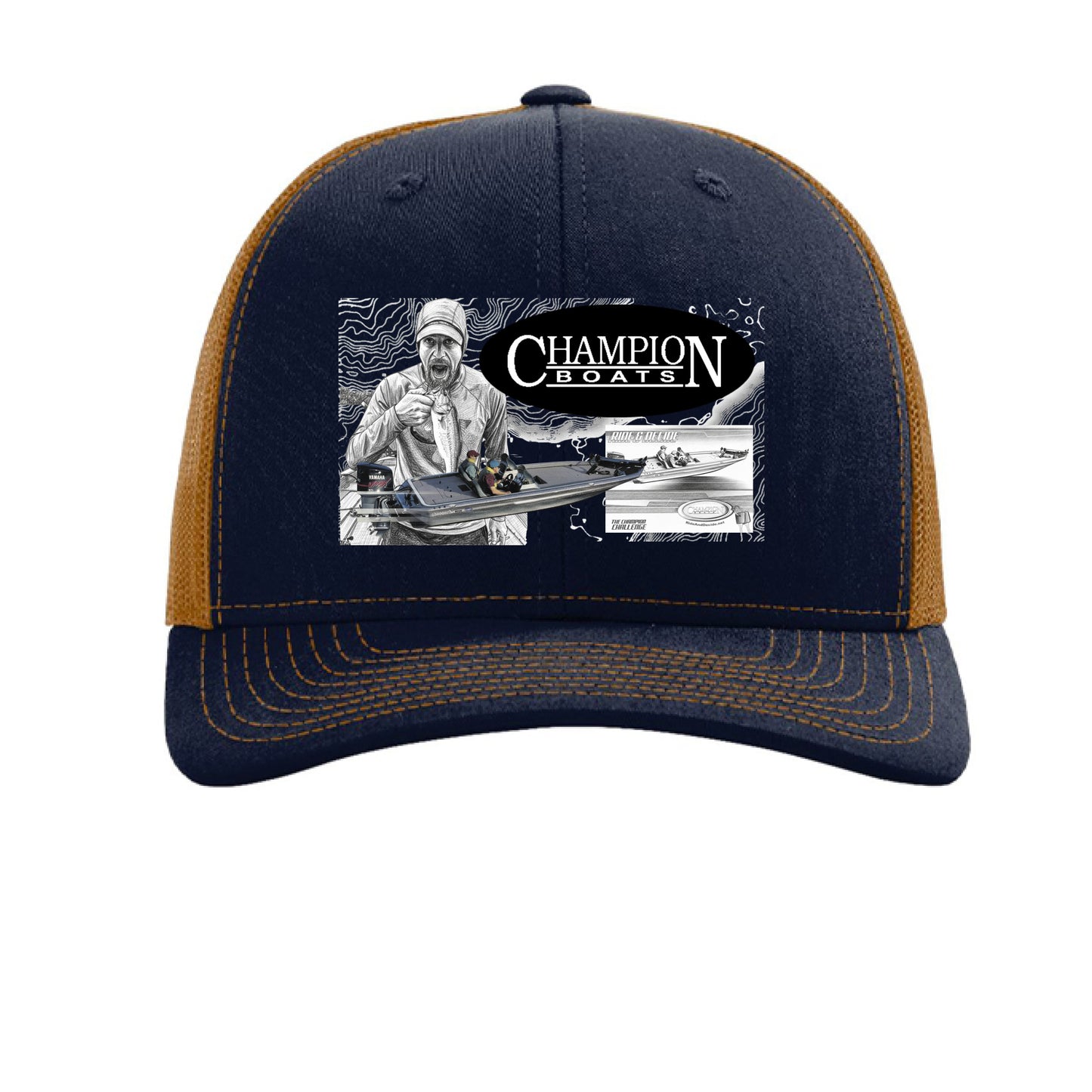 Navy/ Caramel - FRONT