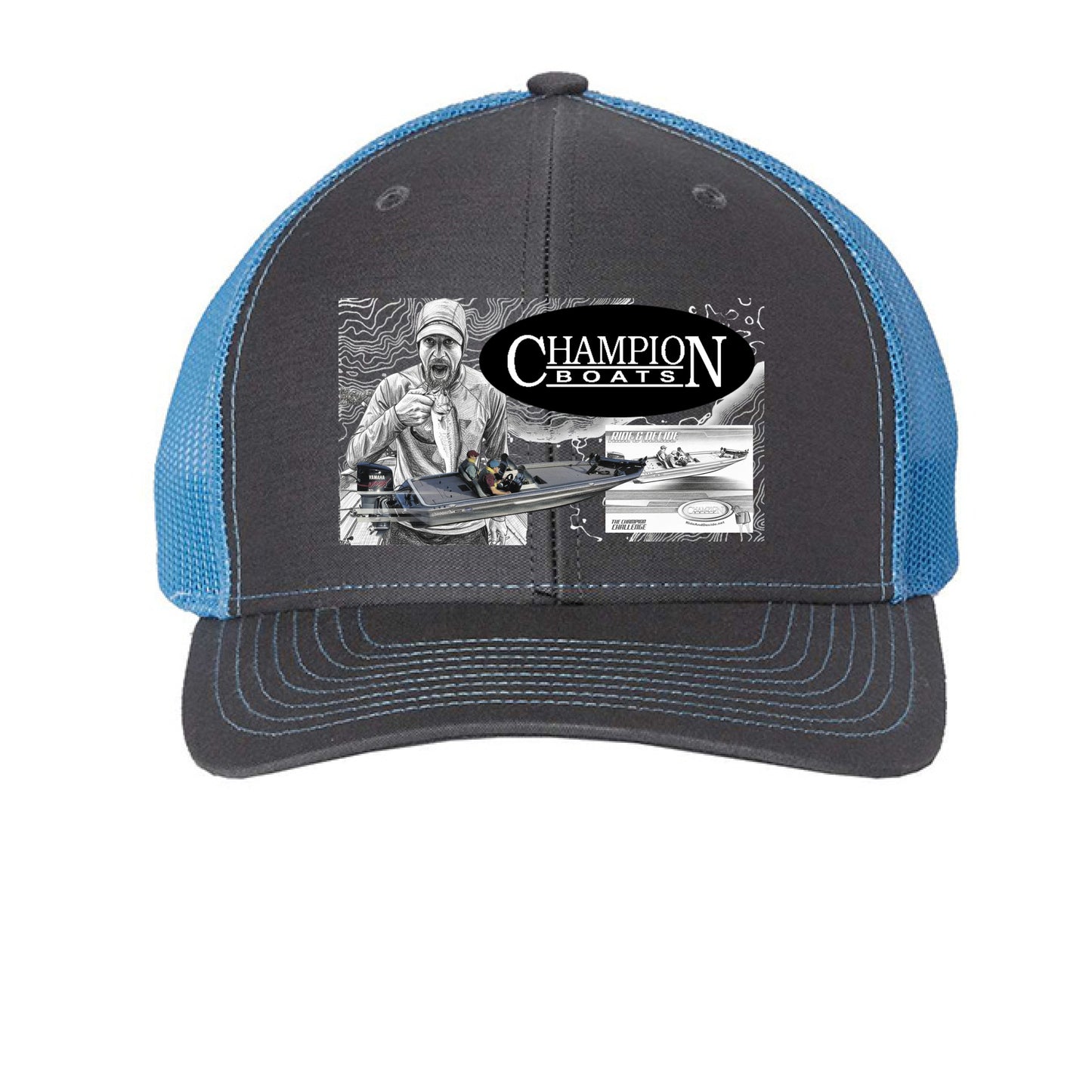 Charcoal/ Columbia Blue - FRONT