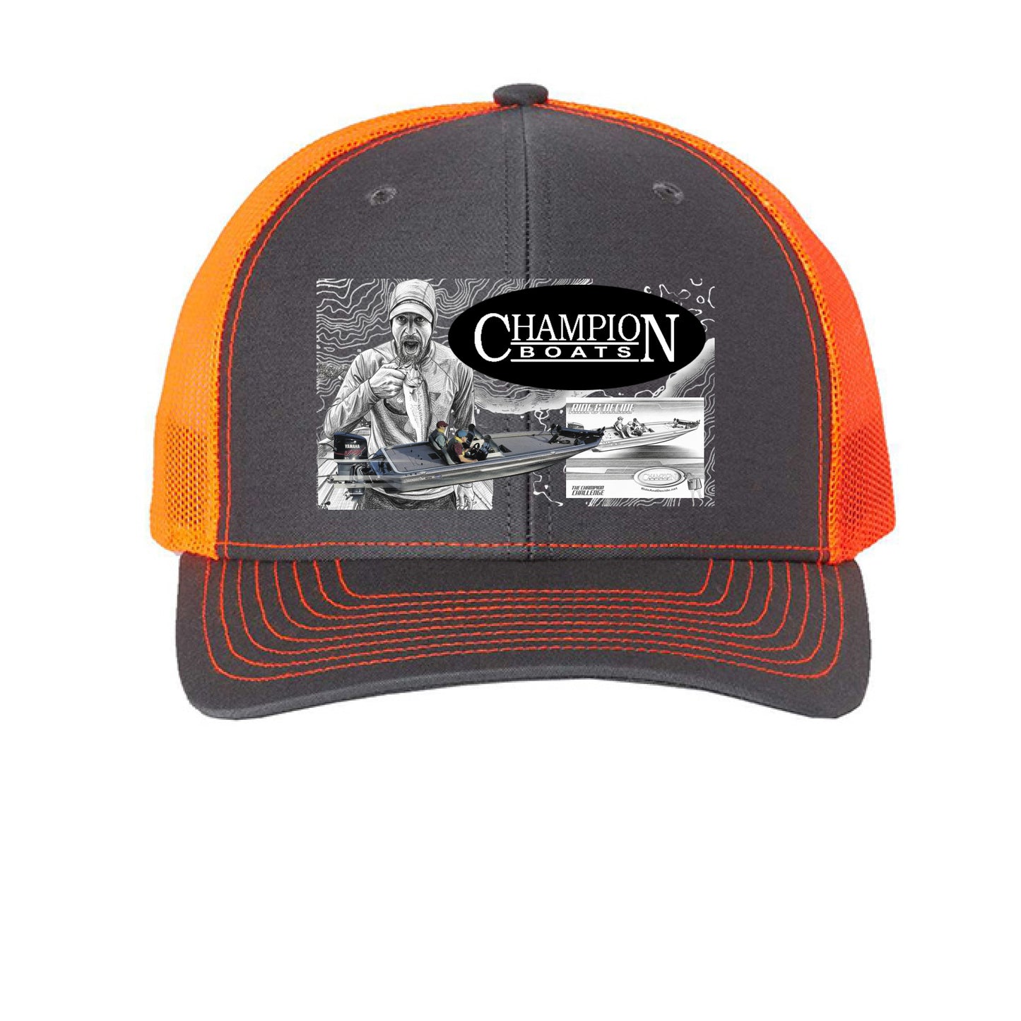 Charcoal/ Orange - FRONT