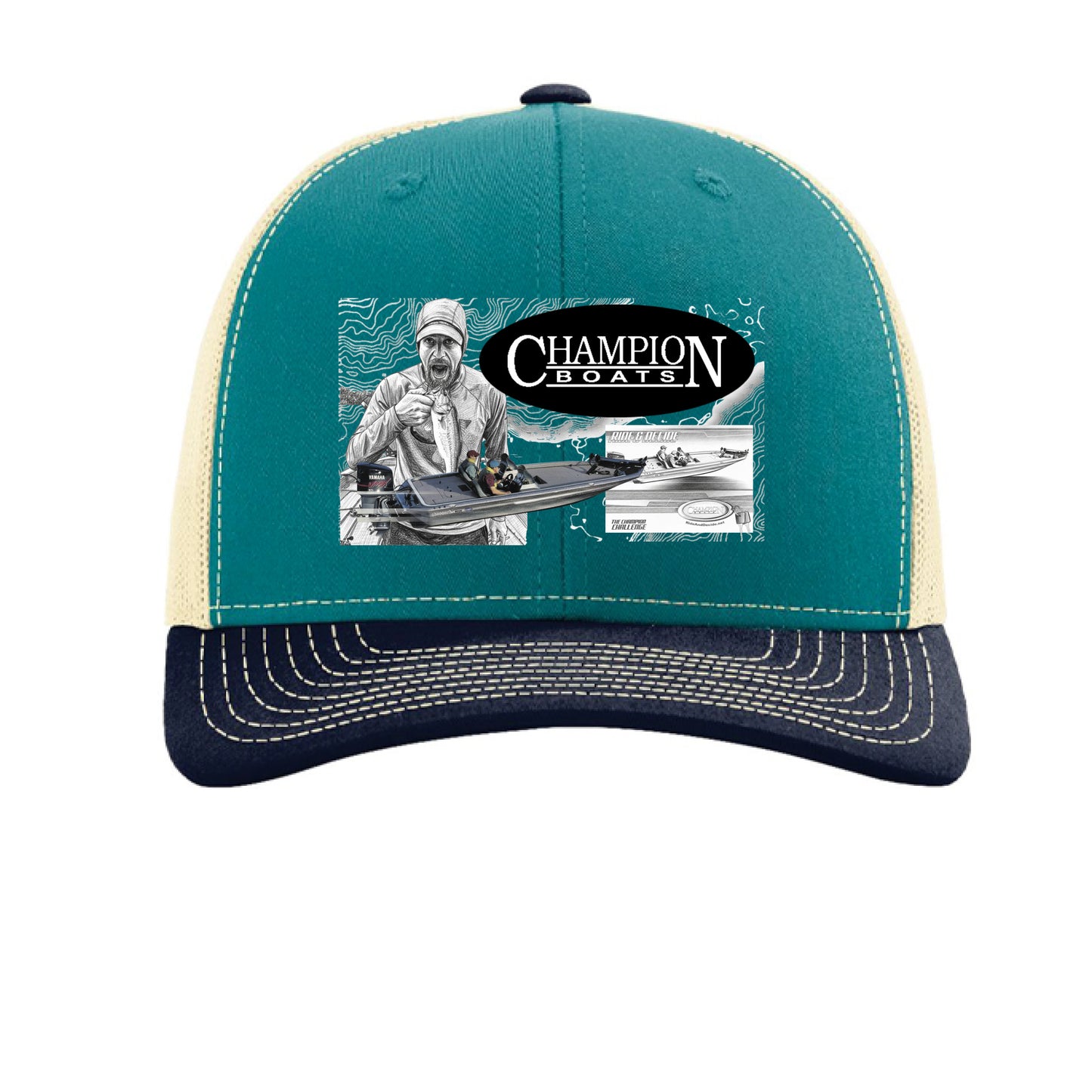 Blue Teal/ Birch/ Navy - FRONT