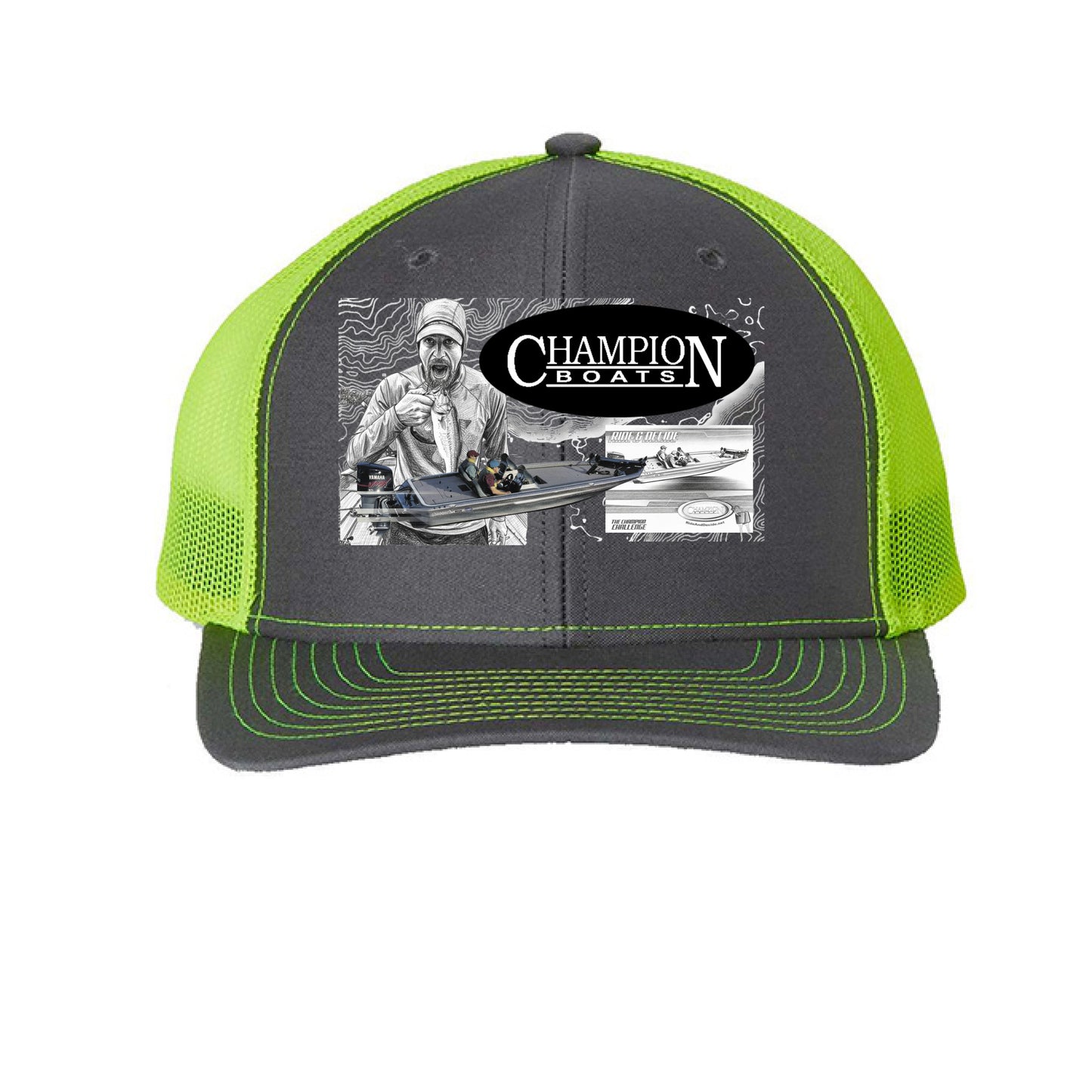Charcoal/ Neon Yellow - FRONT