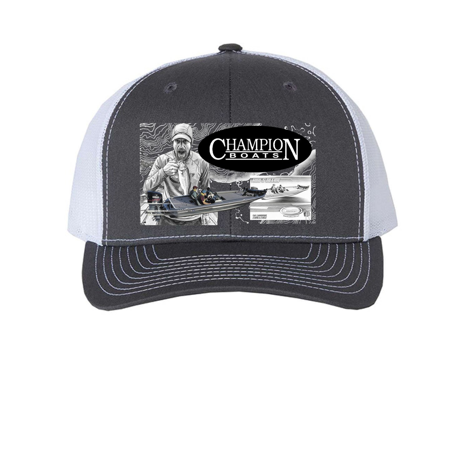 Charcoal/ White - FRONT