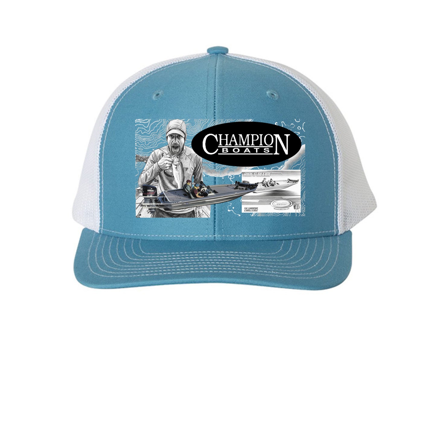 Columbia Blue/ White - FRONT