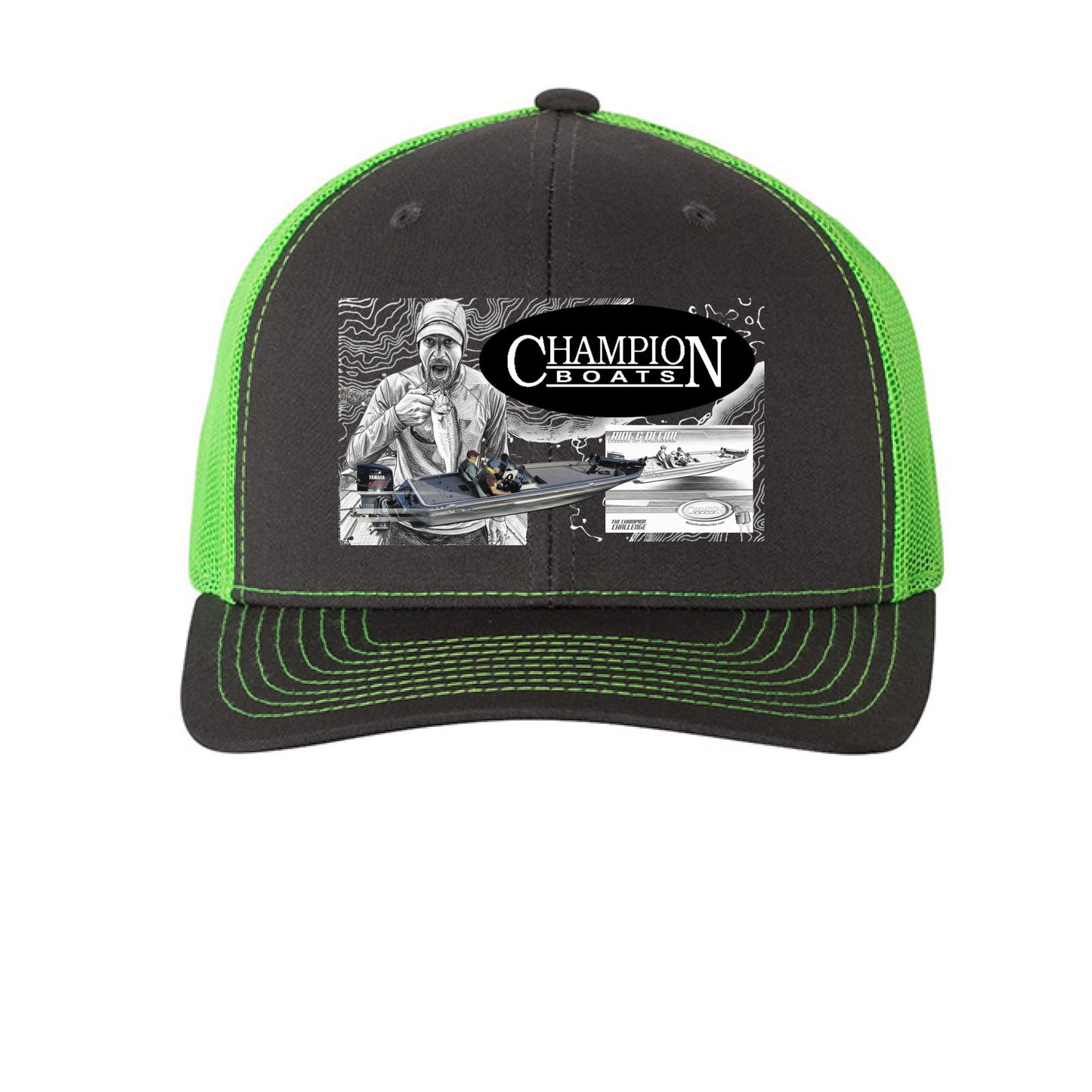 Charcoal/ Neon Green - FRONT