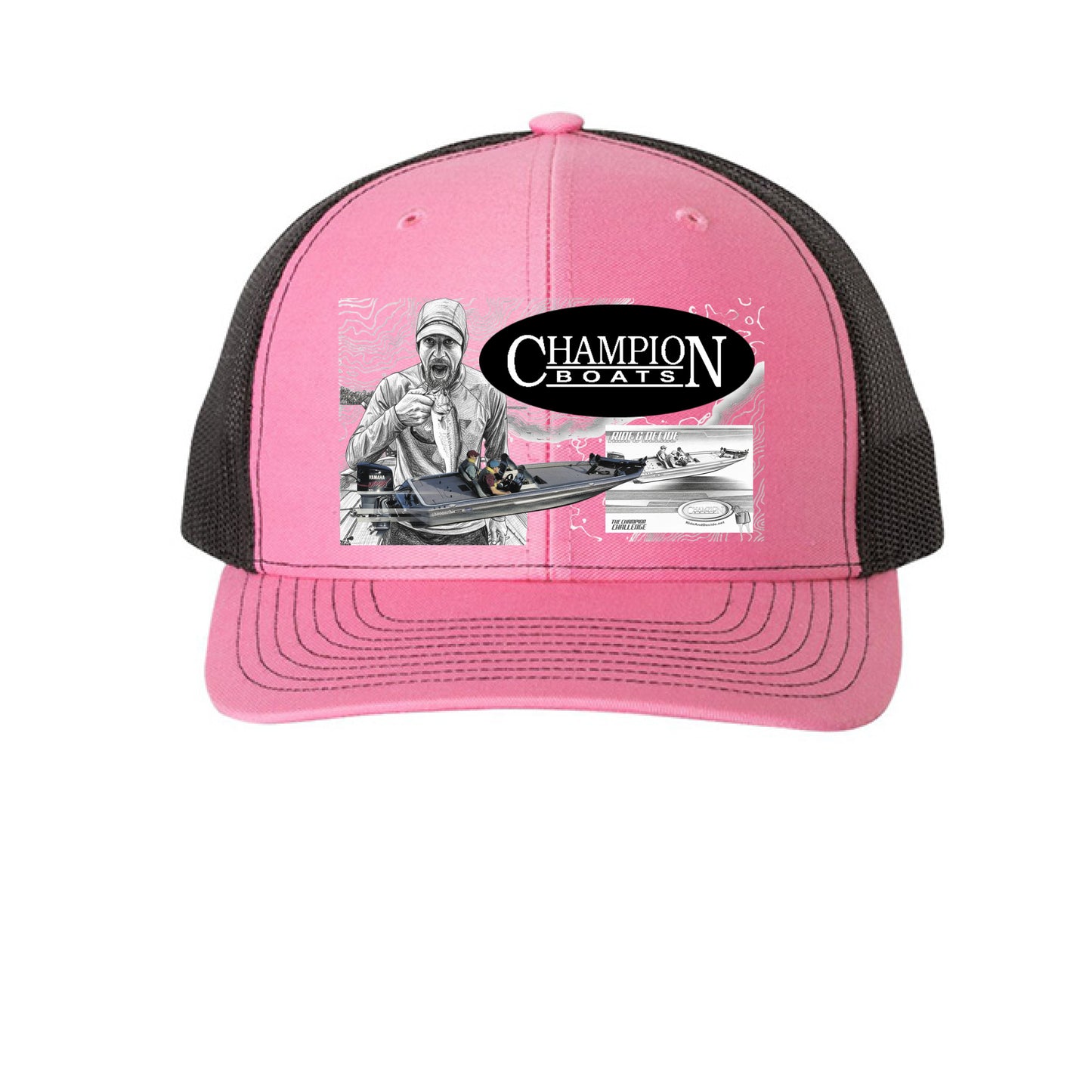 Hot Pink/ Black - FRONT