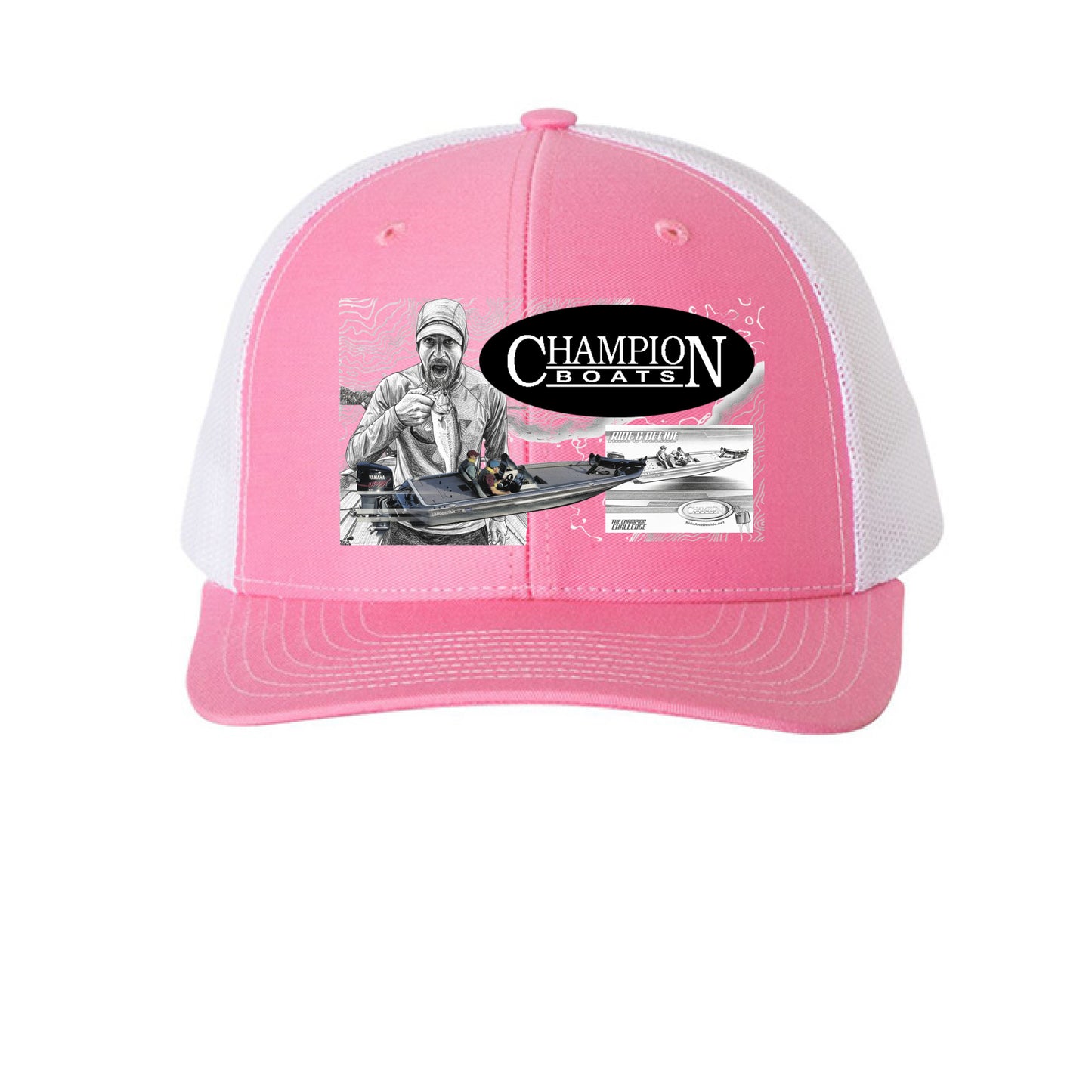 Hot Pink/ White - FRONT