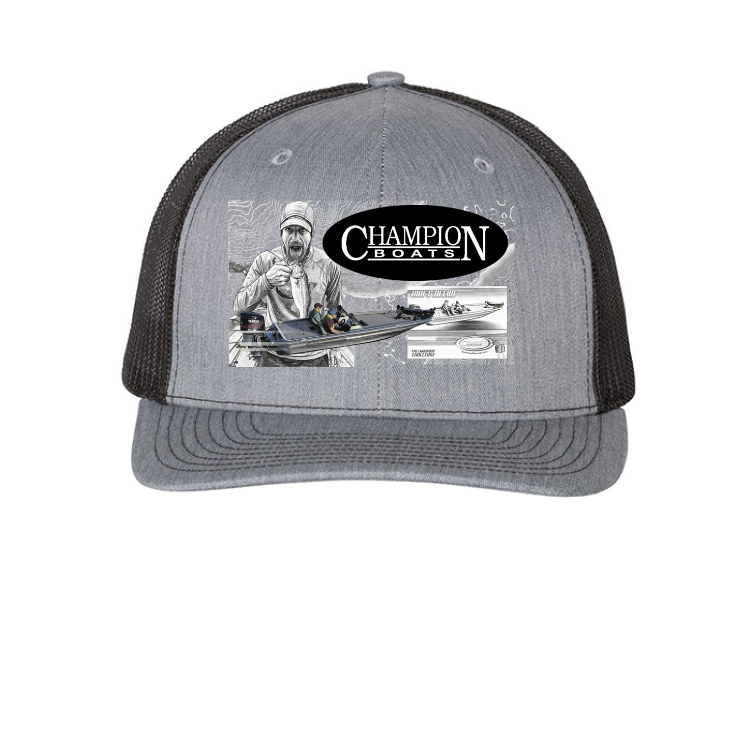 Heather Grey/ Black - FRONT