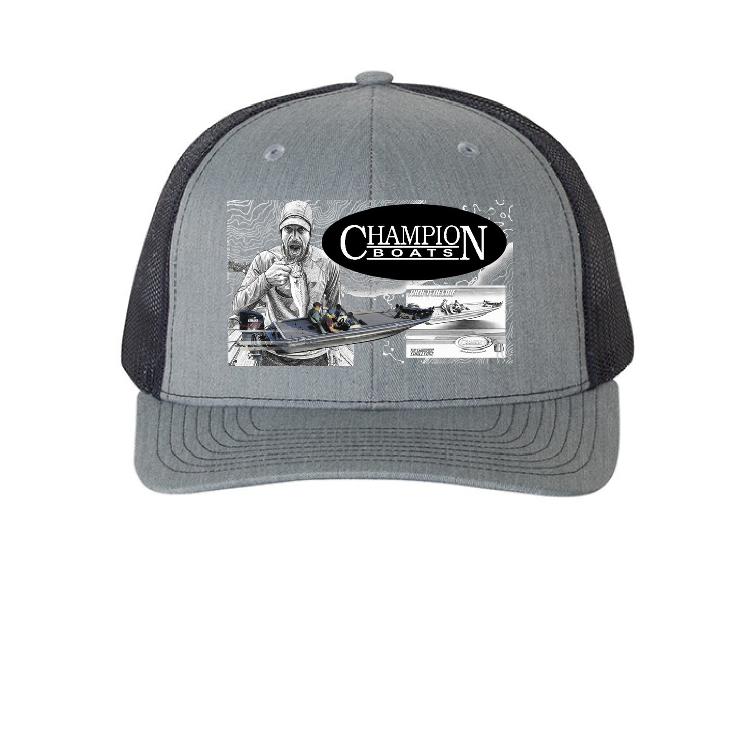 Heather Grey/ Navy - FRONT