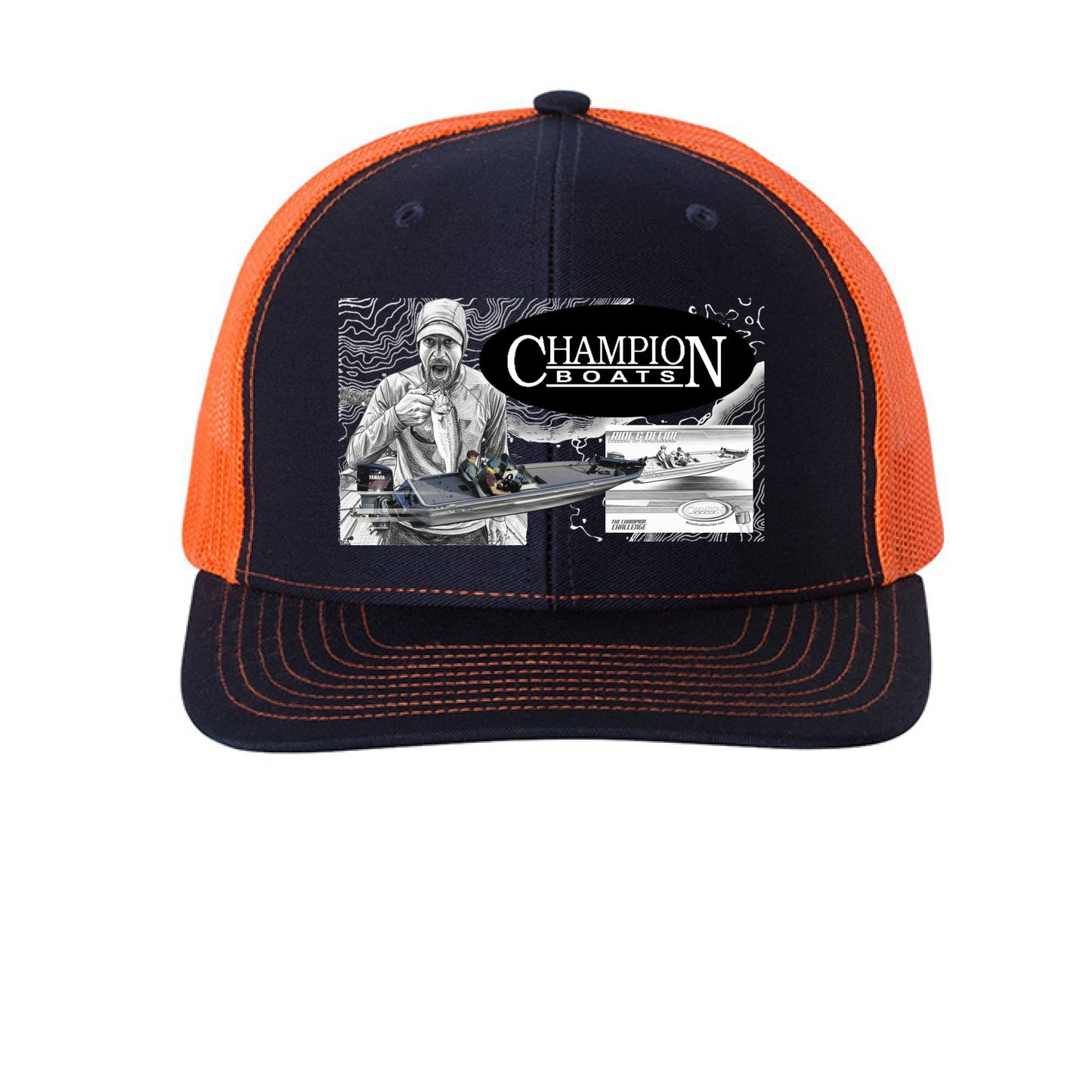 Navy/ Orange - FRONT