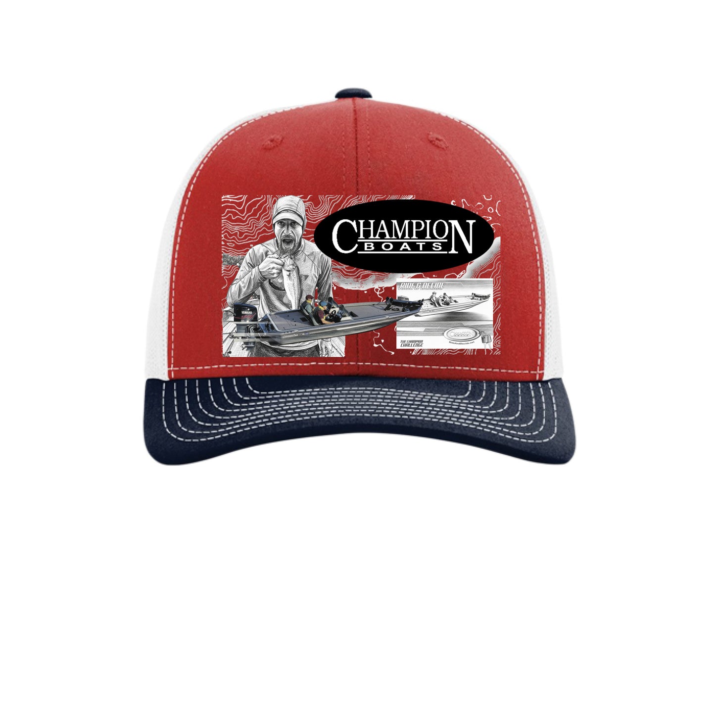 Red/ White/ Navy - FRONT
