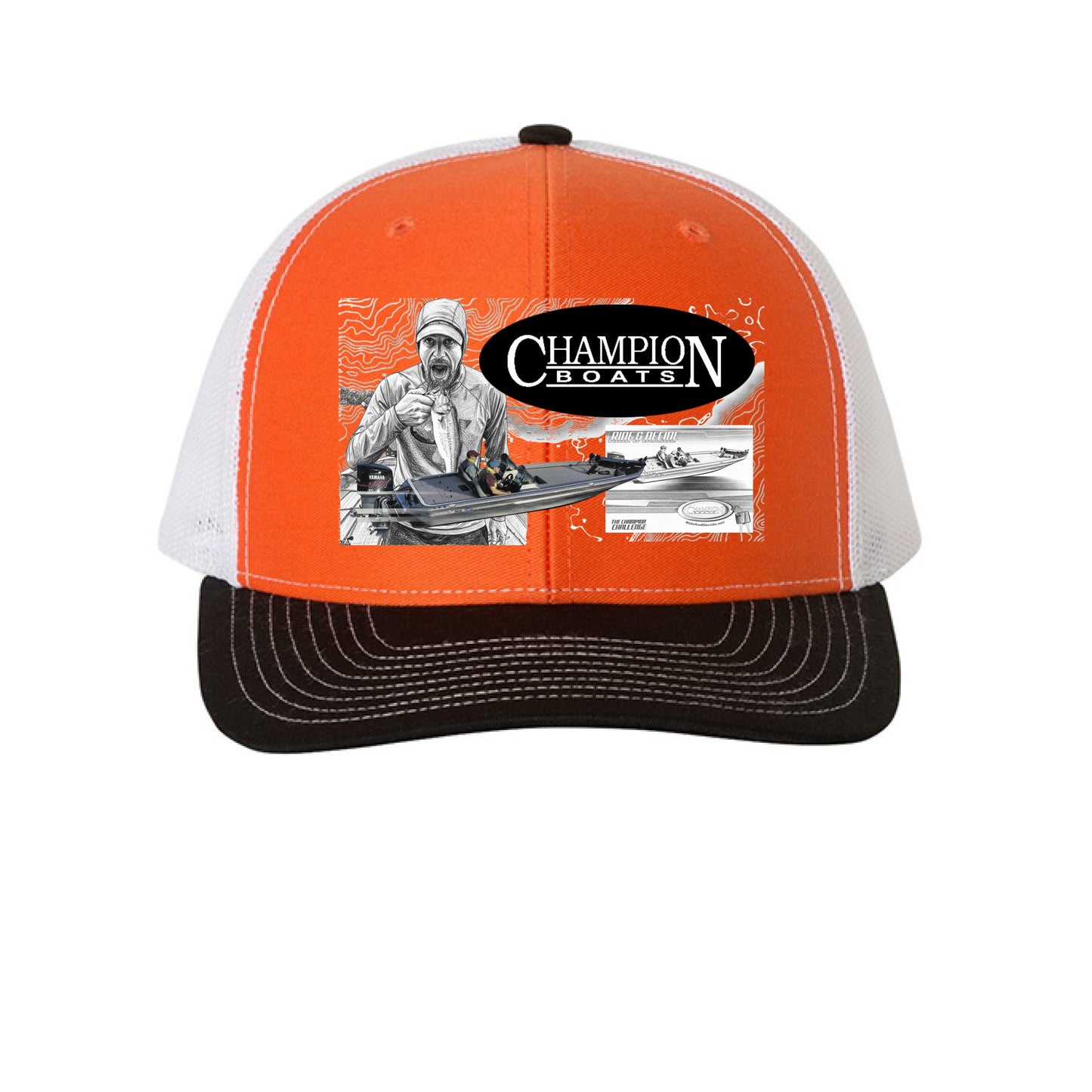 Orange/ White/ Black - FRONT