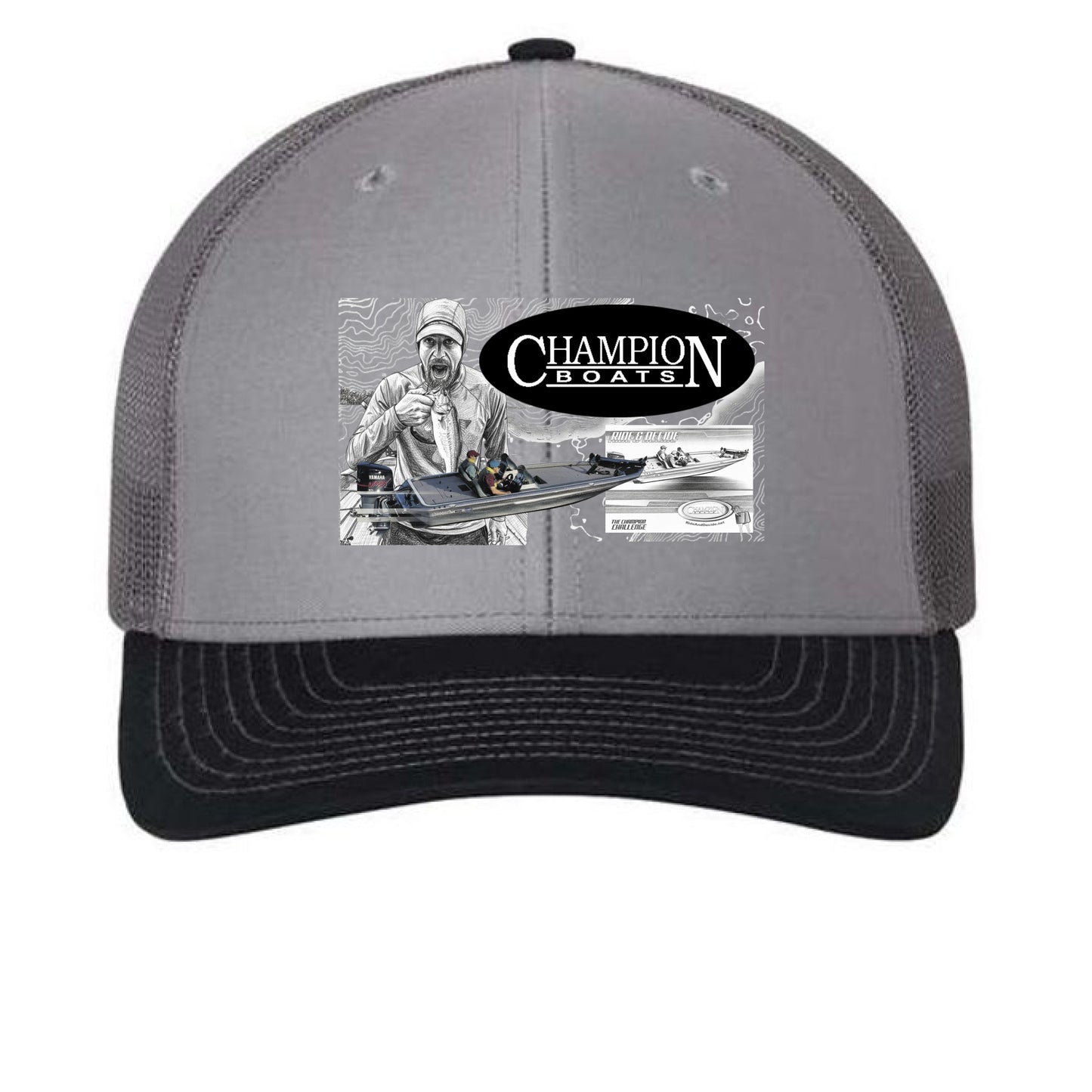 Grey/ Charcoal/ Navy - FRONT