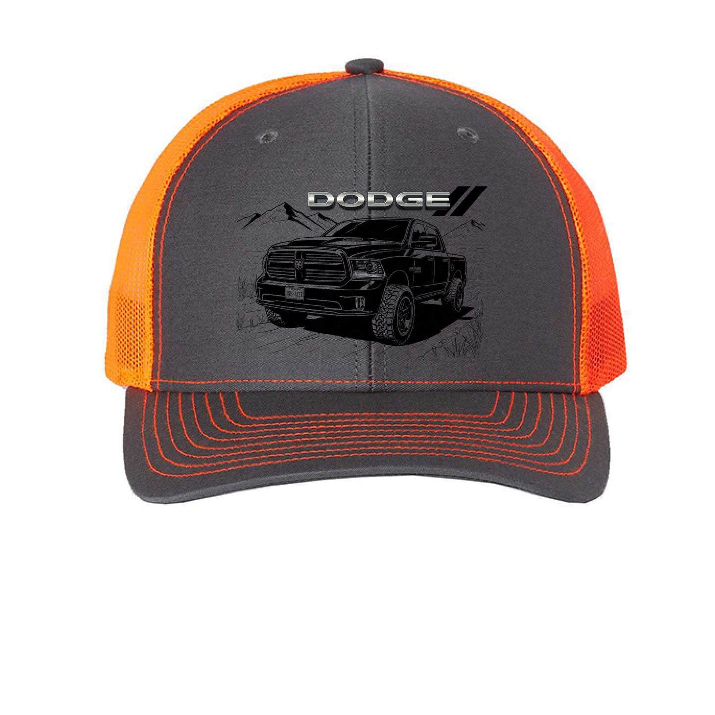Charcoal/ Orange - FRONT