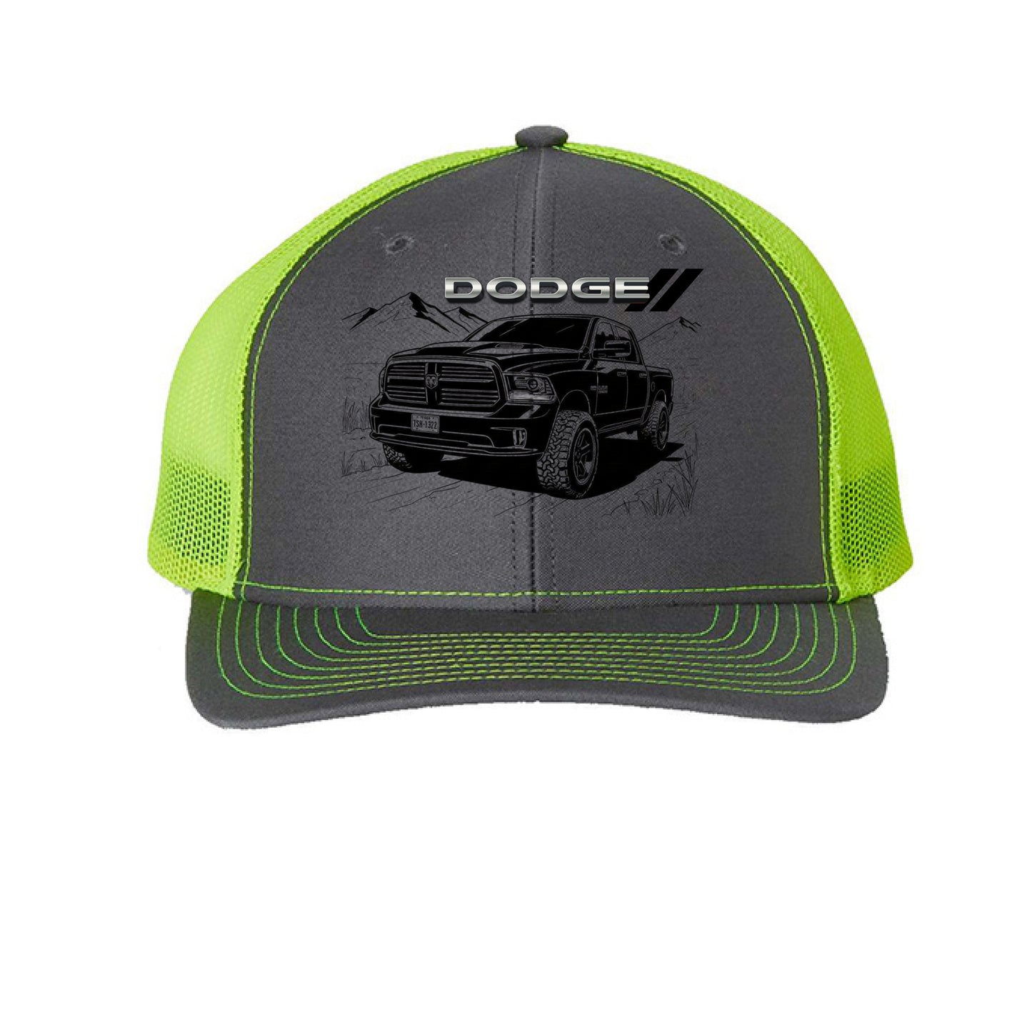 Charcoal/ Neon Yellow - FRONT