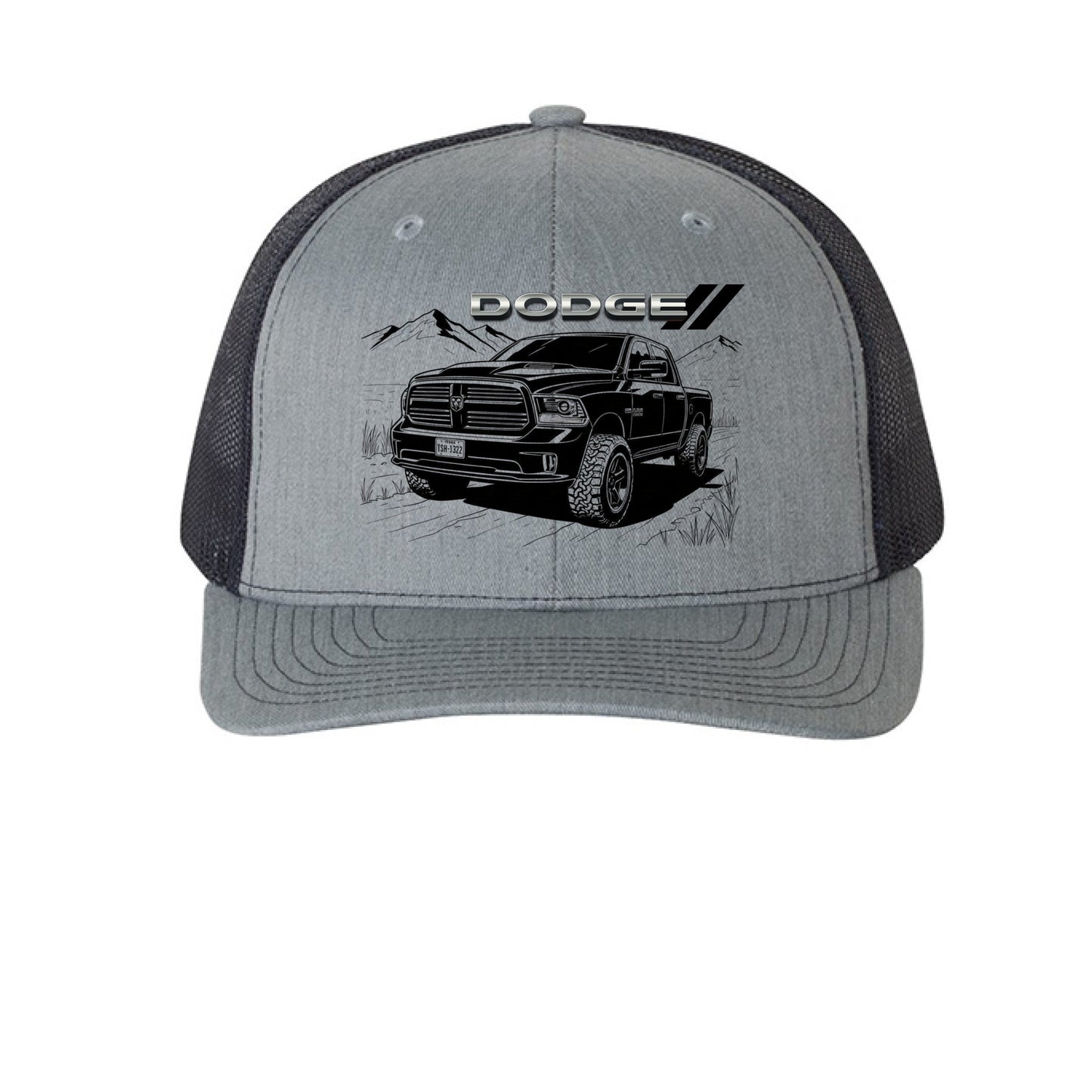 Heather Grey/ Navy - FRONT