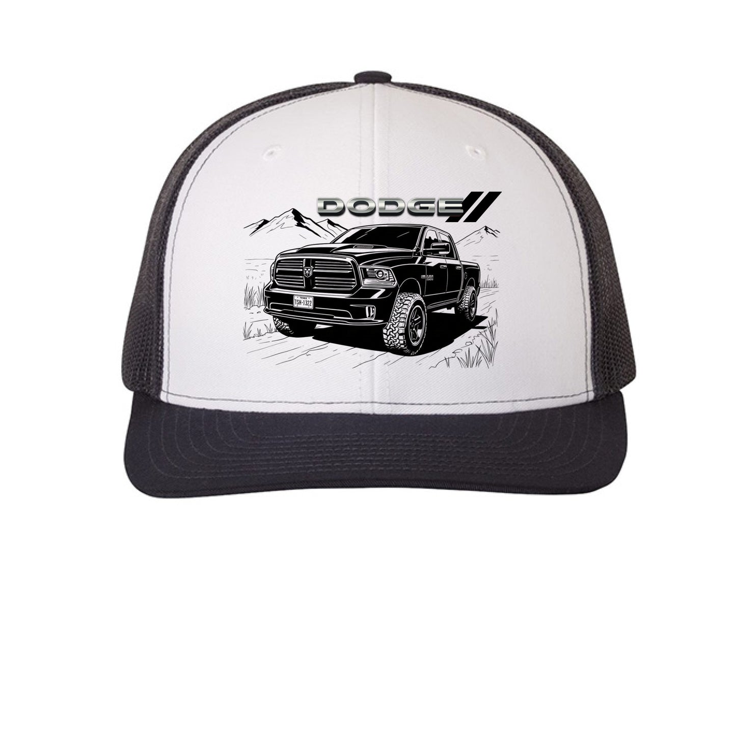 White/ Navy - FRONT