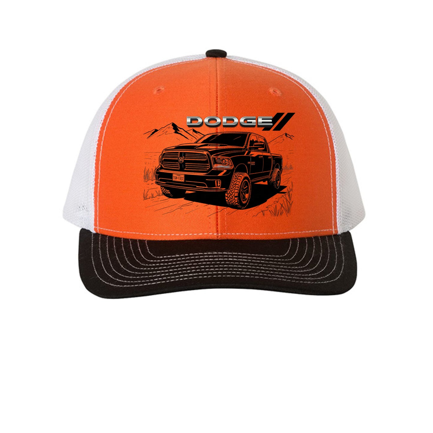 Orange/ White/ Black - FRONT
