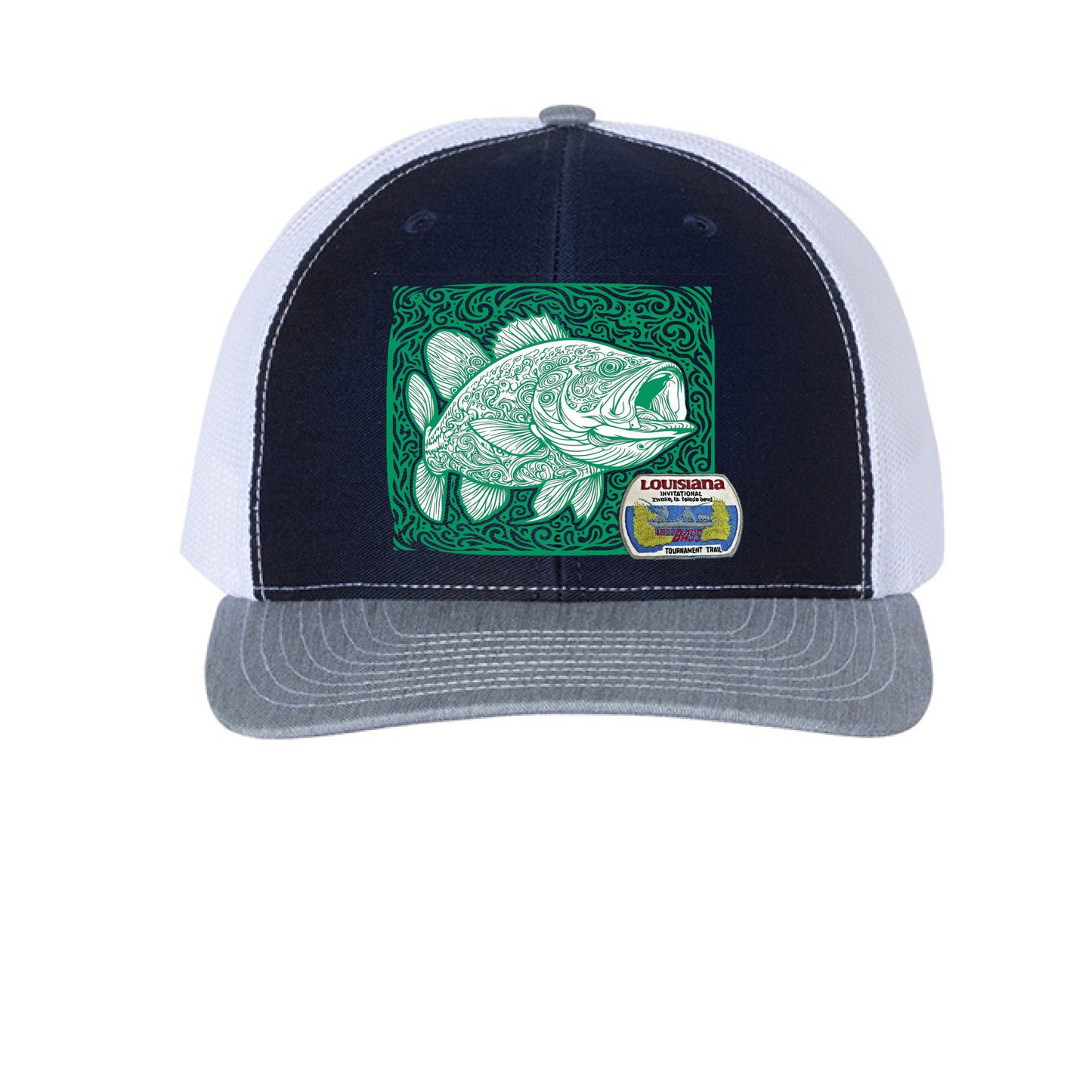 Navy/ White/ Heather Grey - FRONT