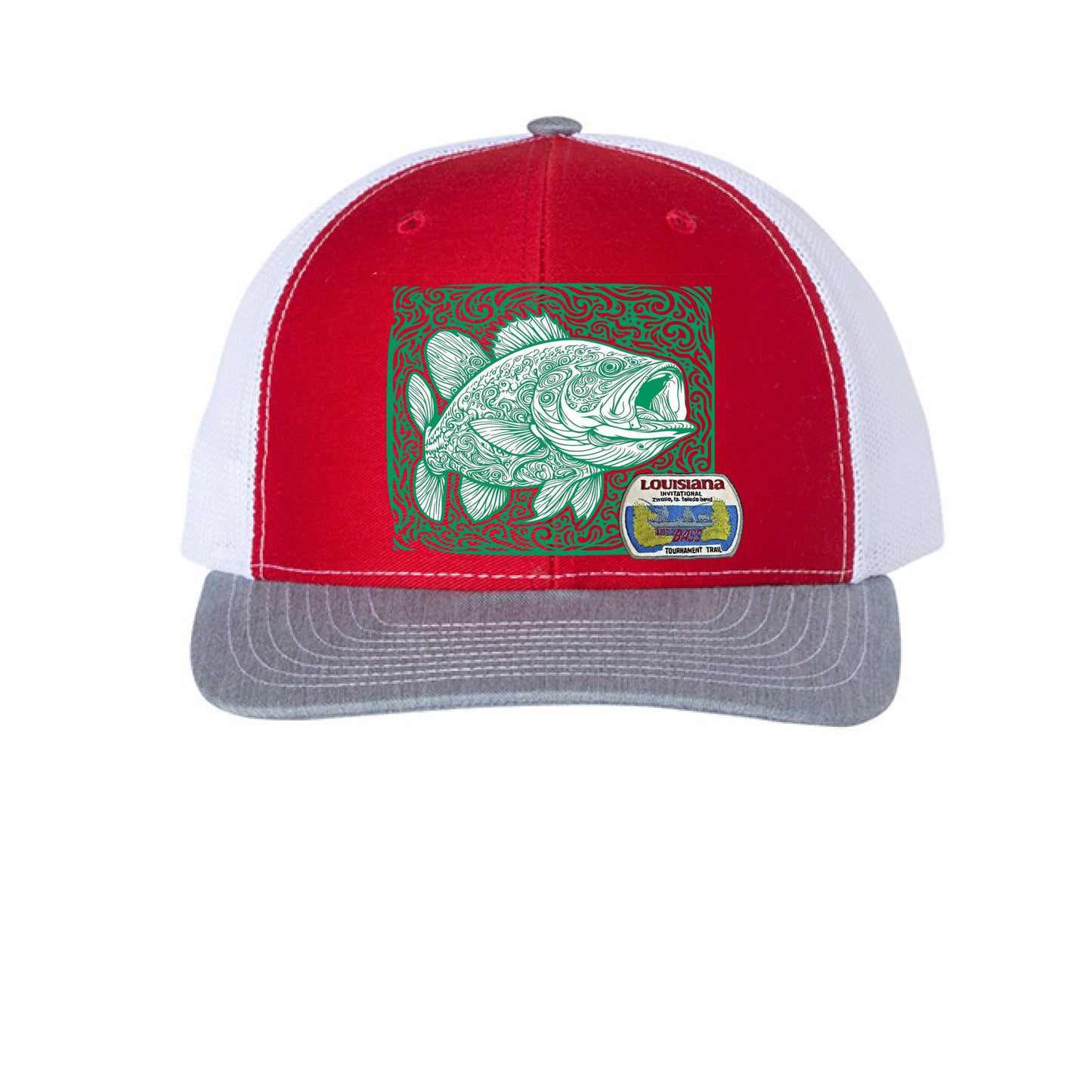 Red/ White/ Heather Grey - FRONT