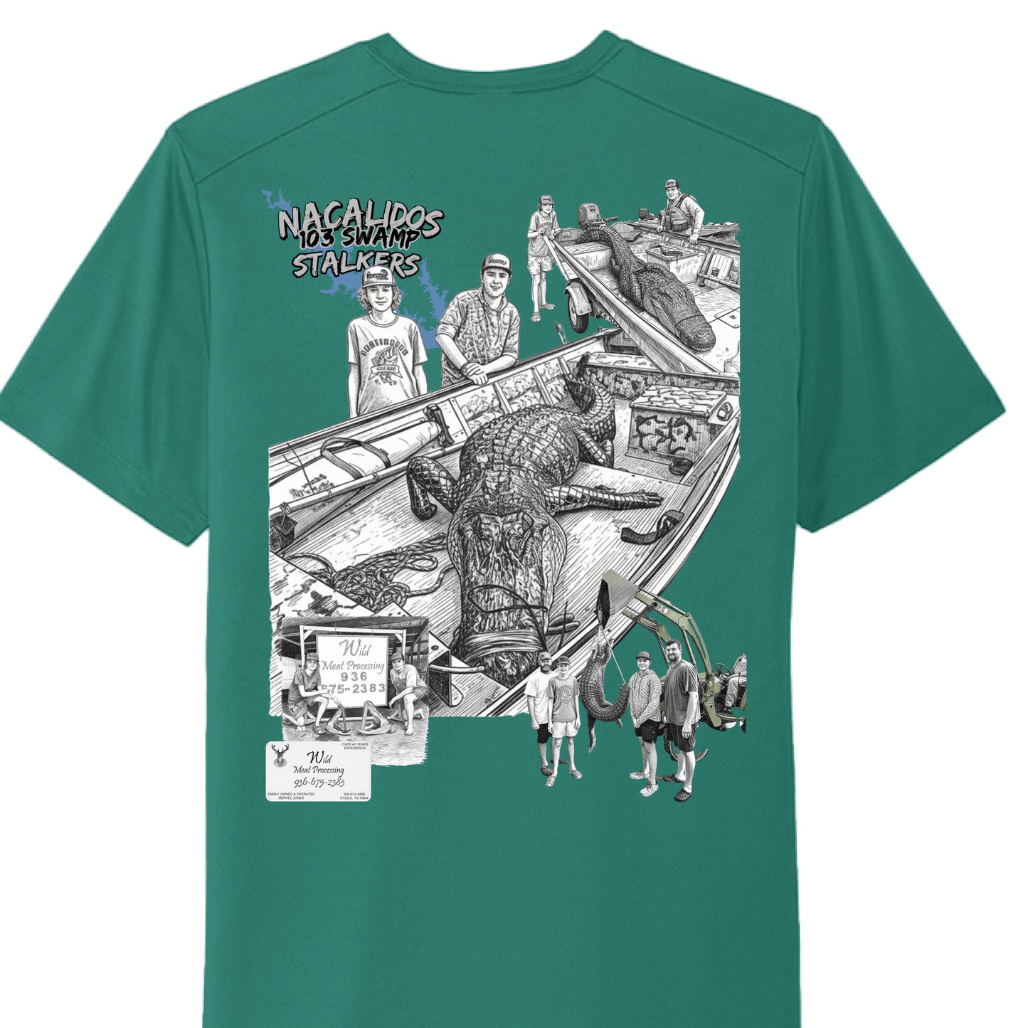 Marine Green - BACK
