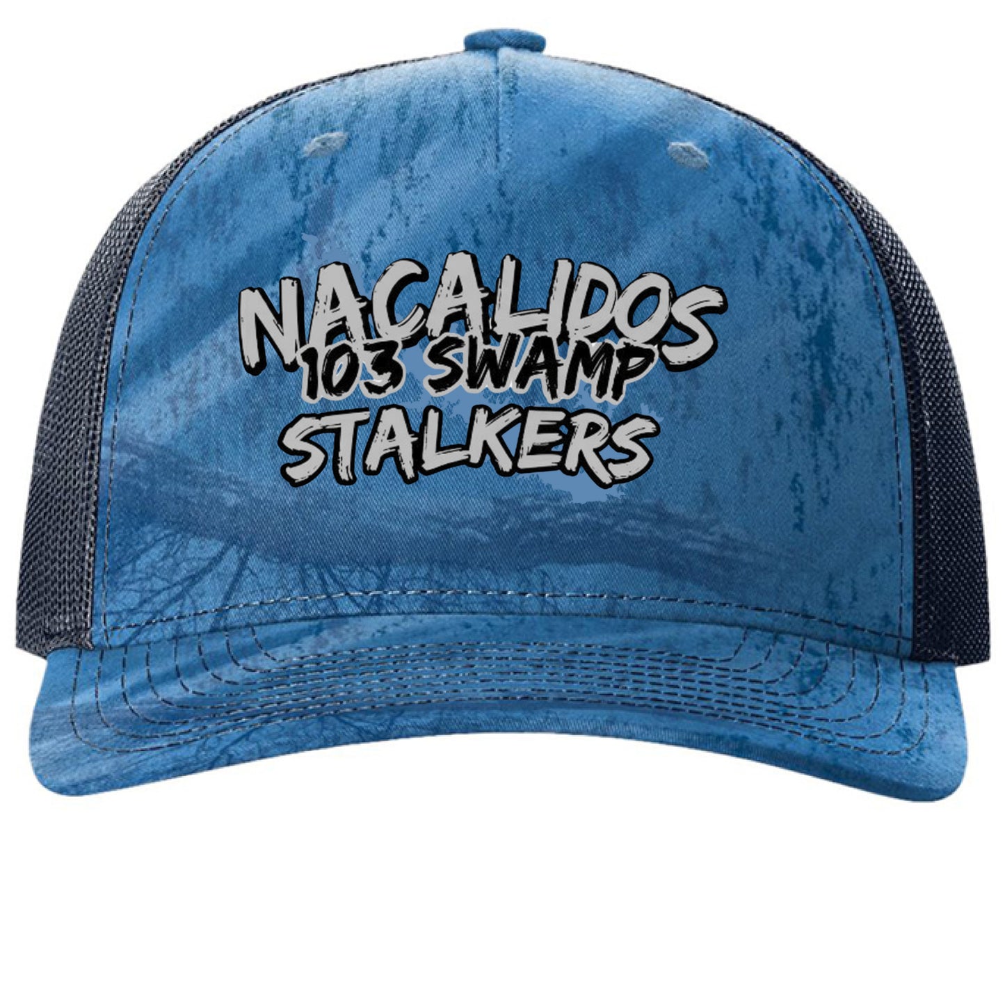 Realtree Fishing Light Blue/ Navy - FRONT