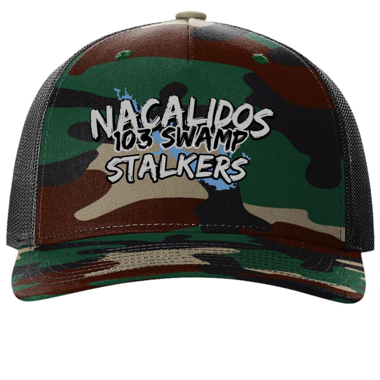 Green Camo/ Black - FRONT