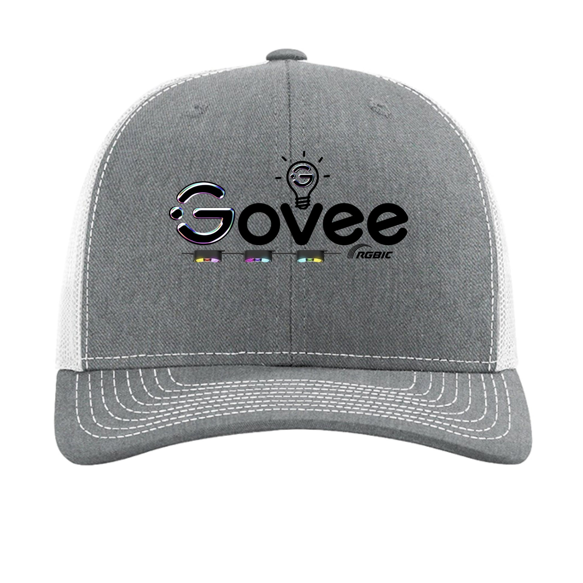 Heather Grey/ White - FRONT