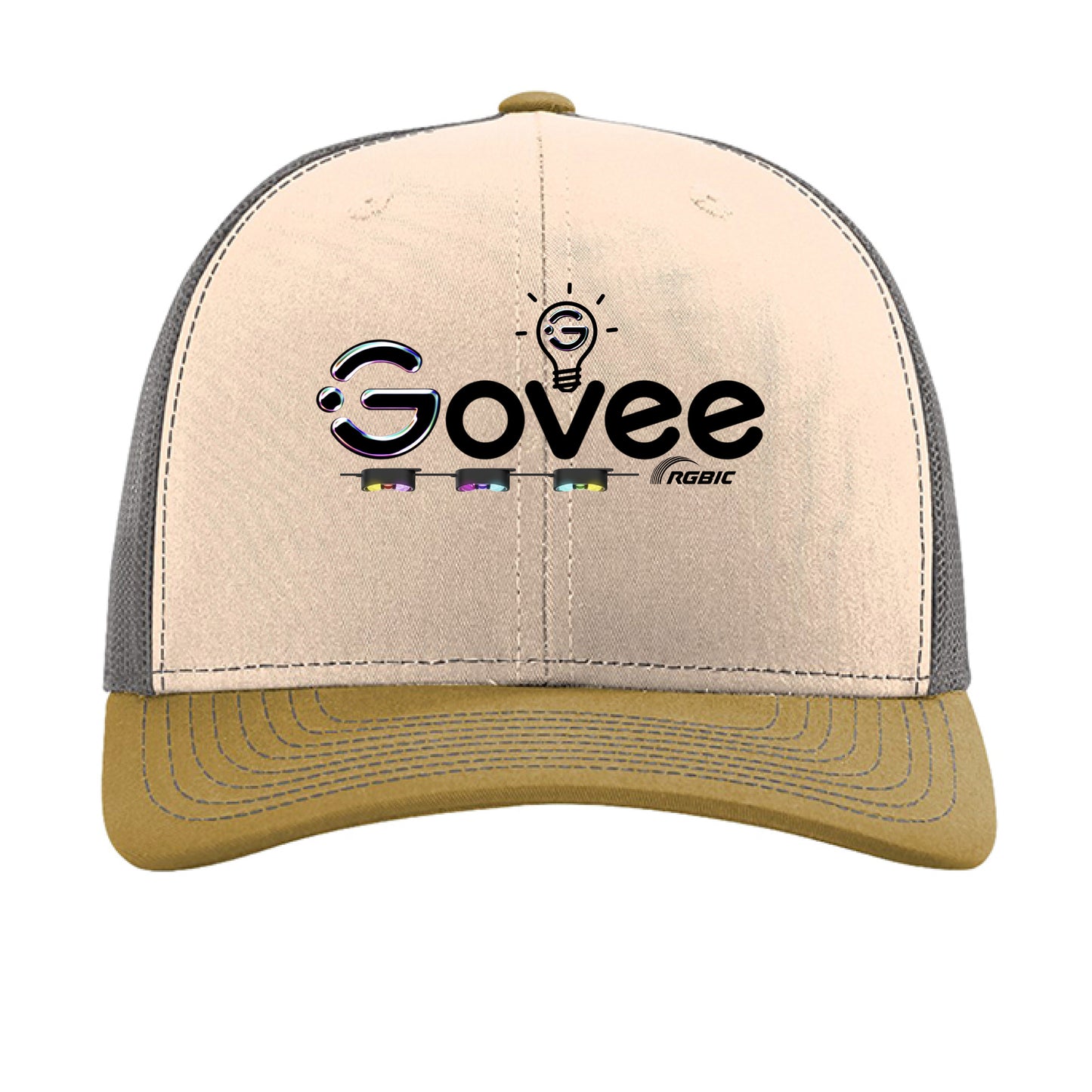 Mink Beige/ Charcoal/ Amber Gold - FRONT