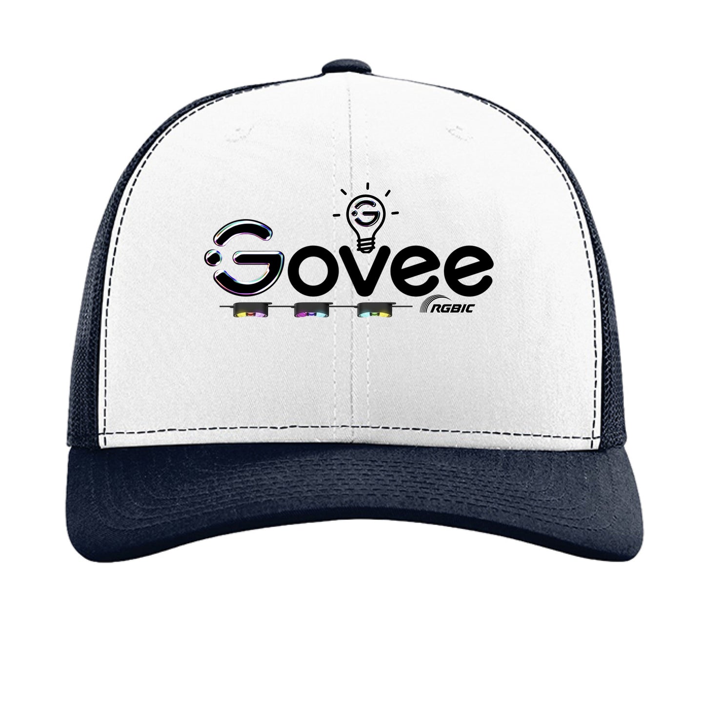 White/ Navy - FRONT