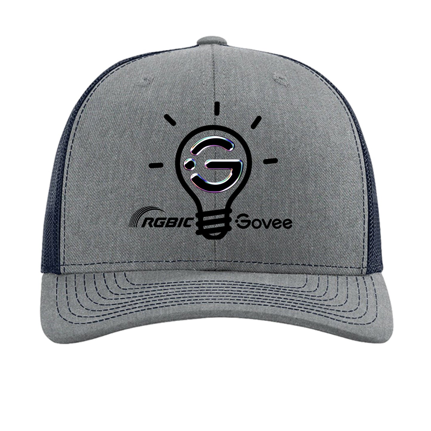 Heather Grey/ Navy - FRONT