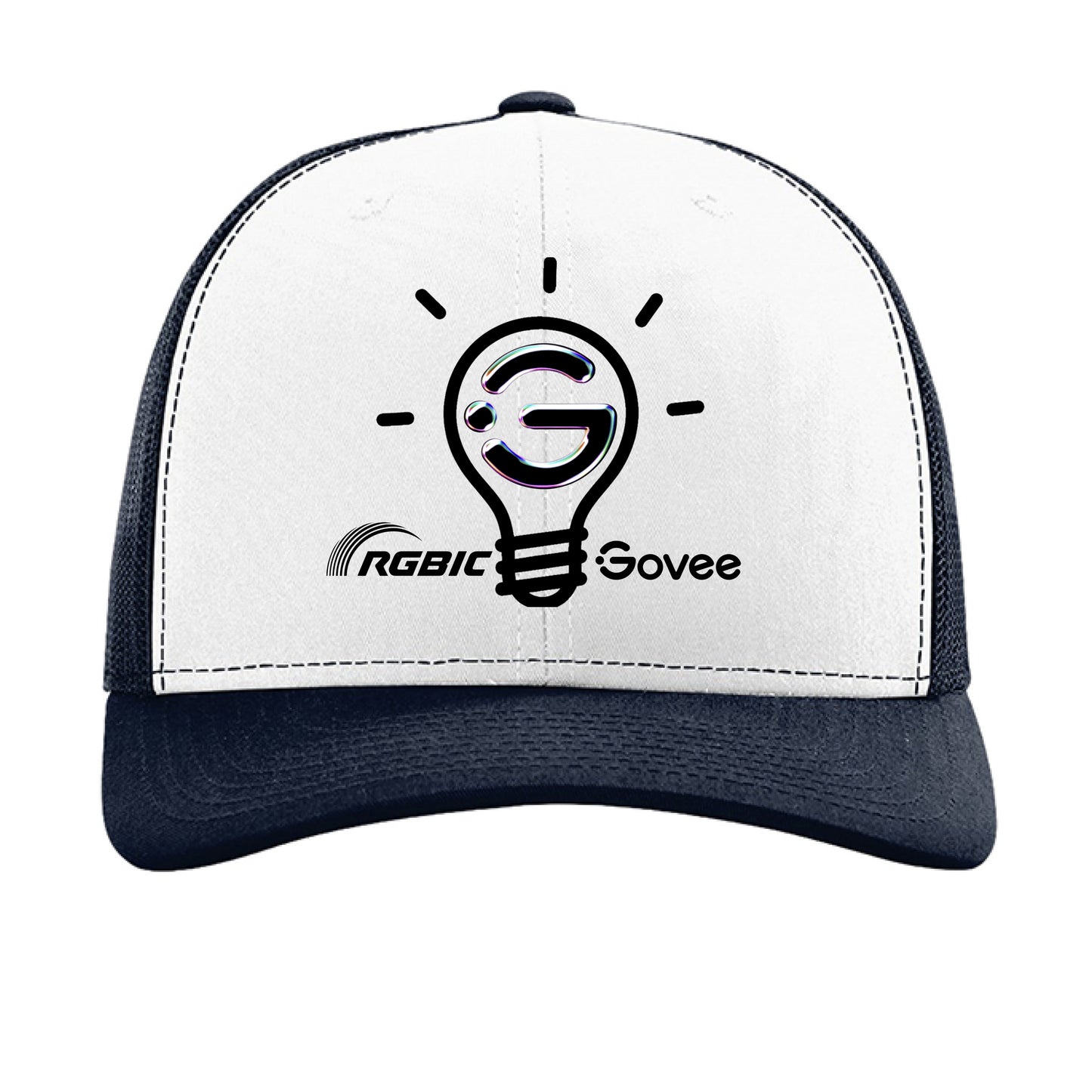 White/ Navy - FRONT