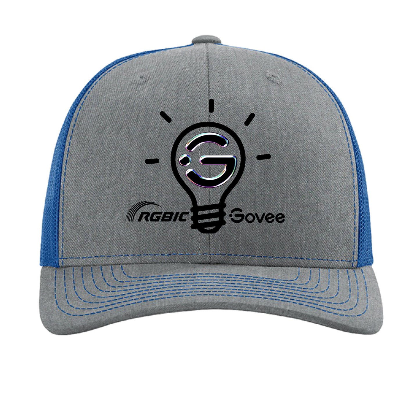 Heather Grey/ Royal - FRONT