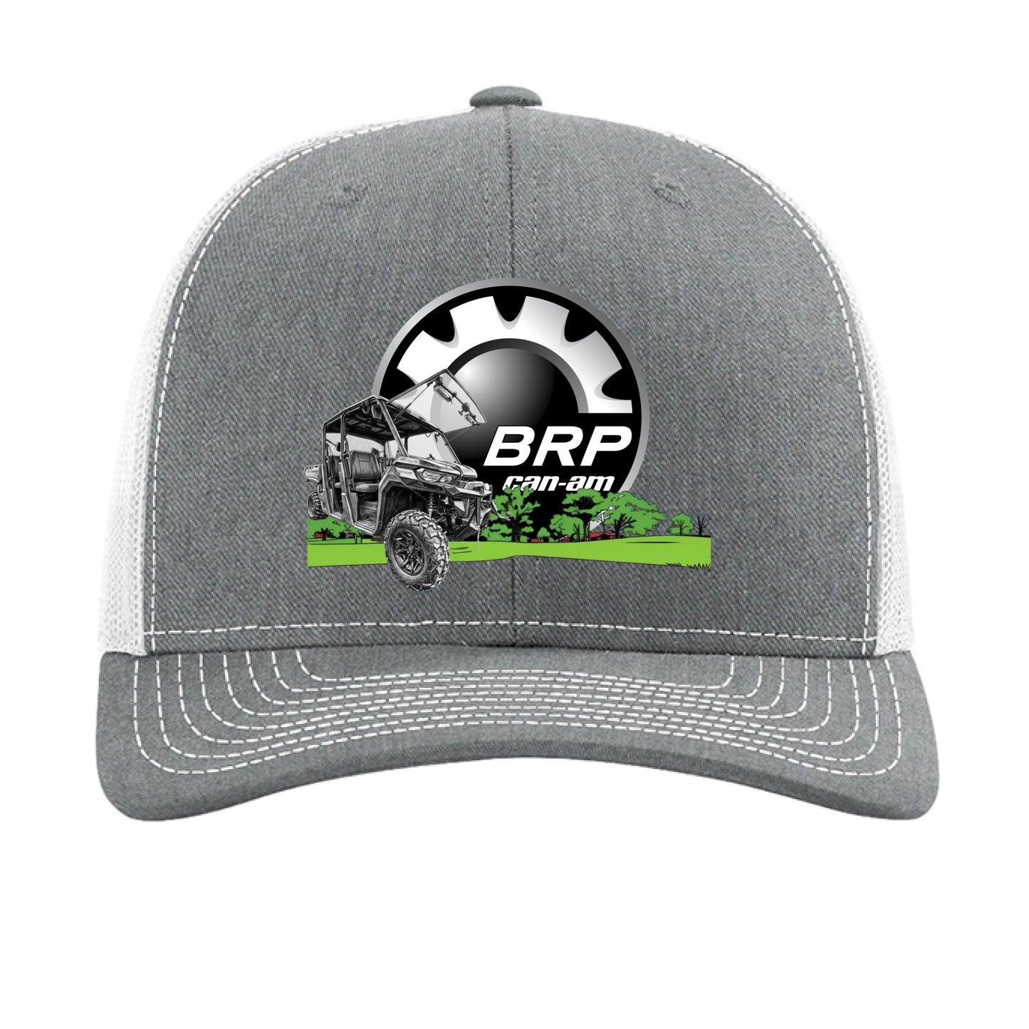 Heather Grey/ White - FRONT