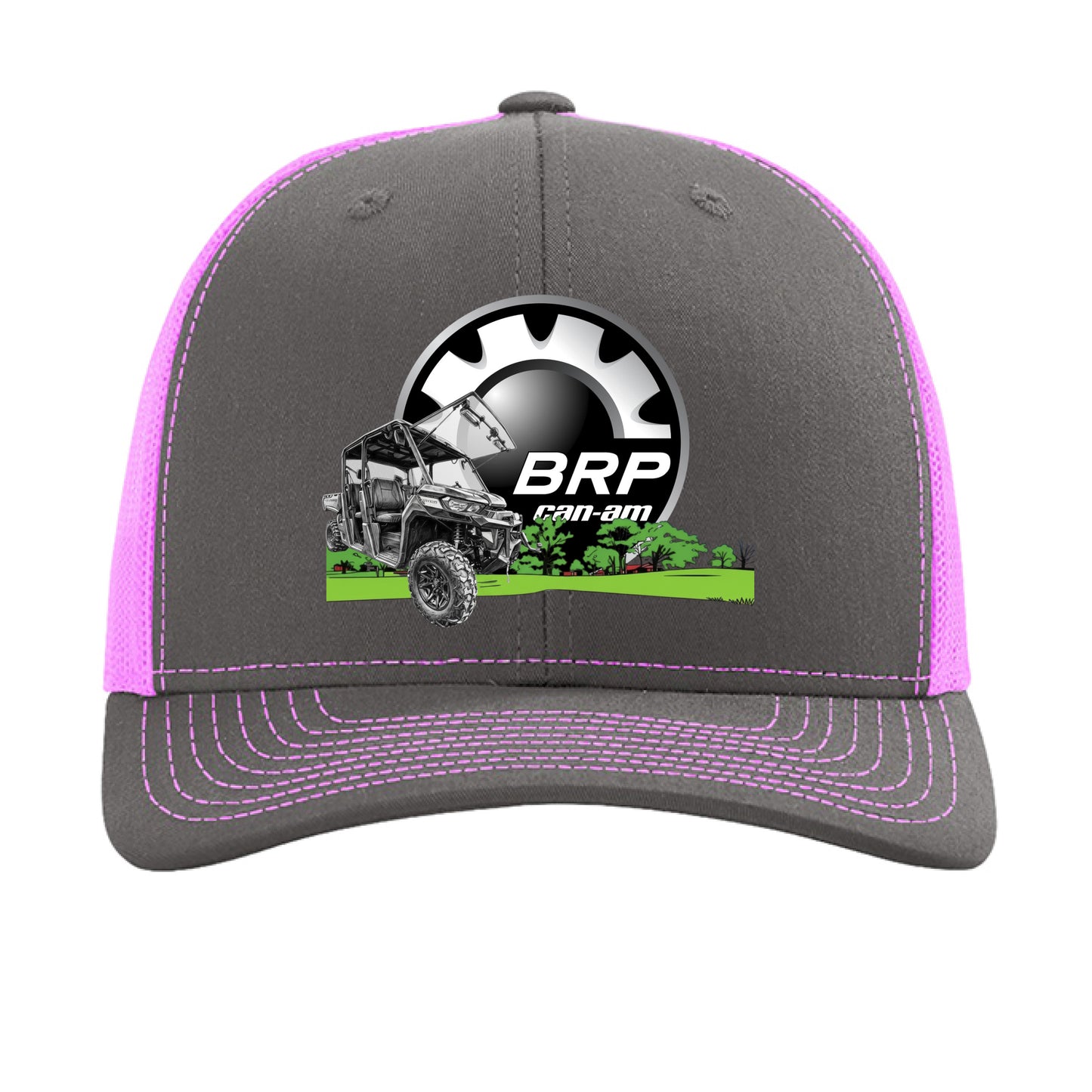 Charcoal/ Neon Pink - FRONT