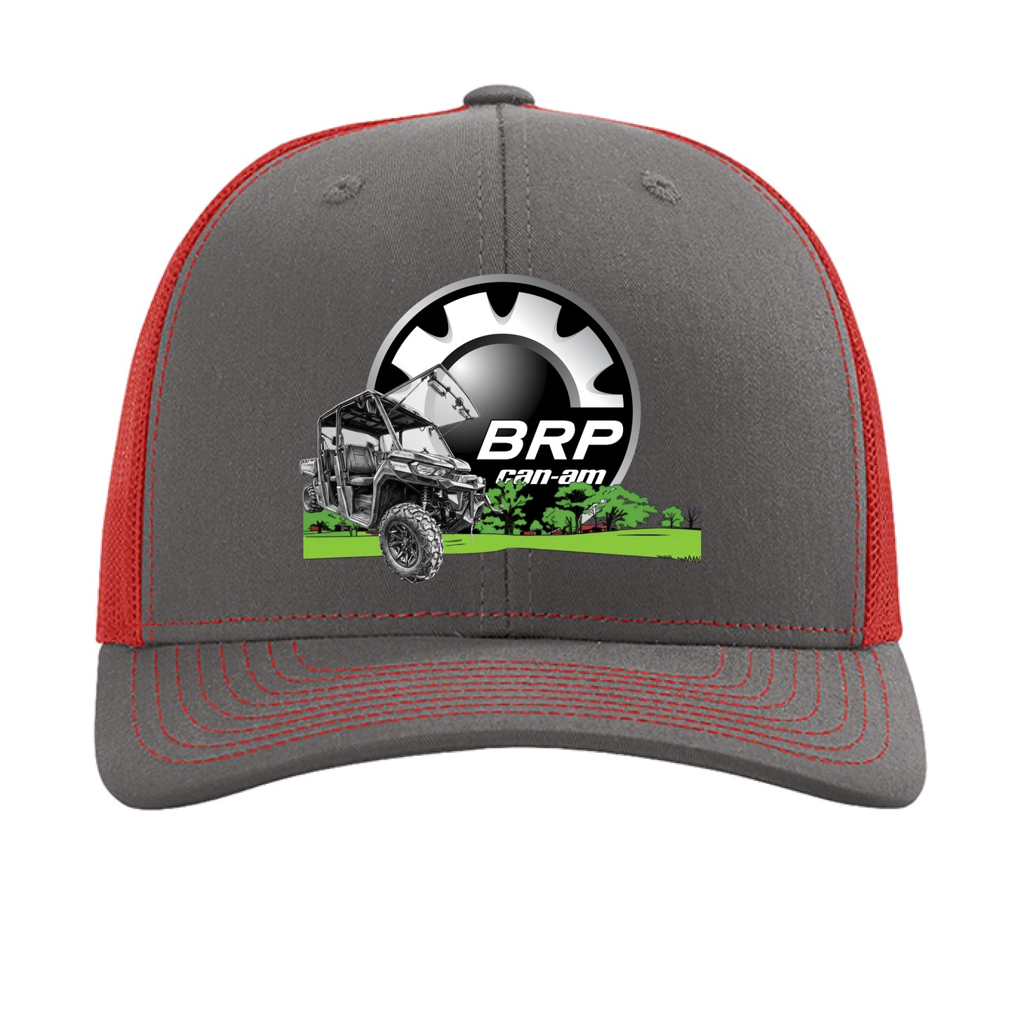 Charcoal/ Red - FRONT