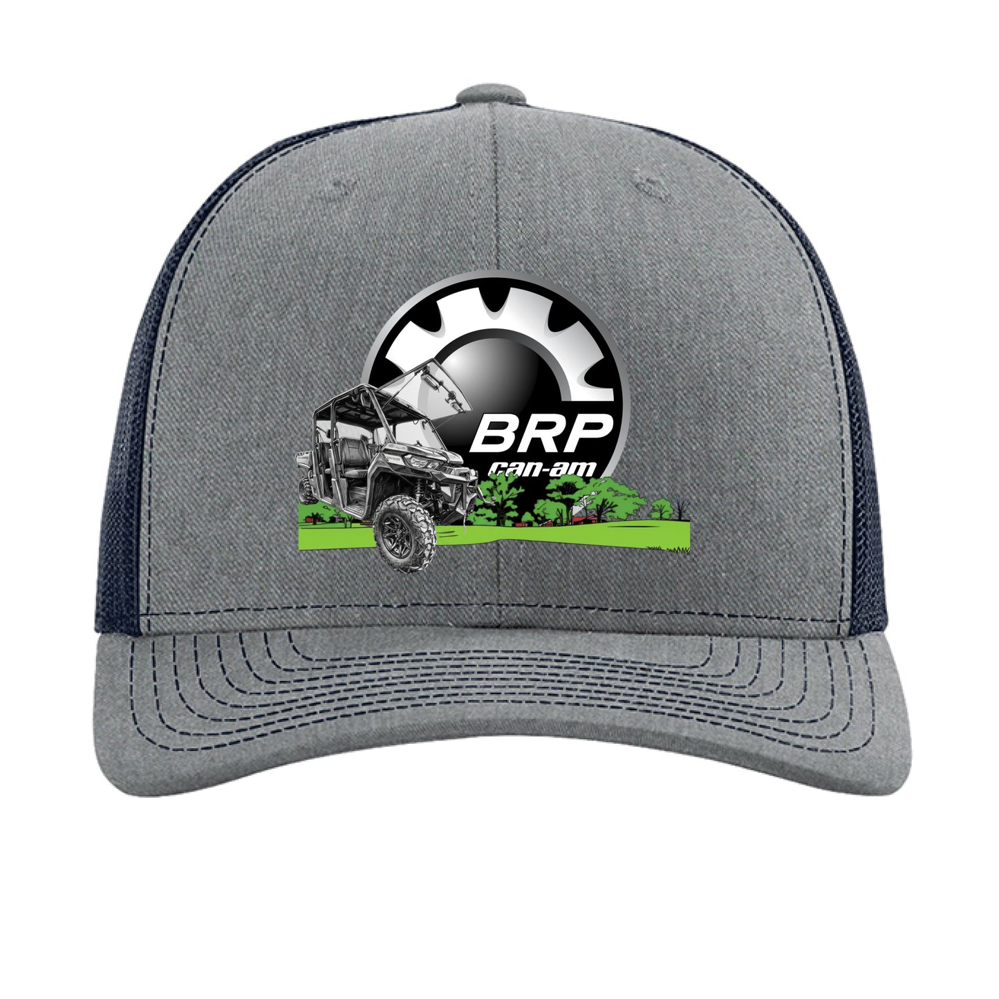 Heather Grey/ Navy - FRONT