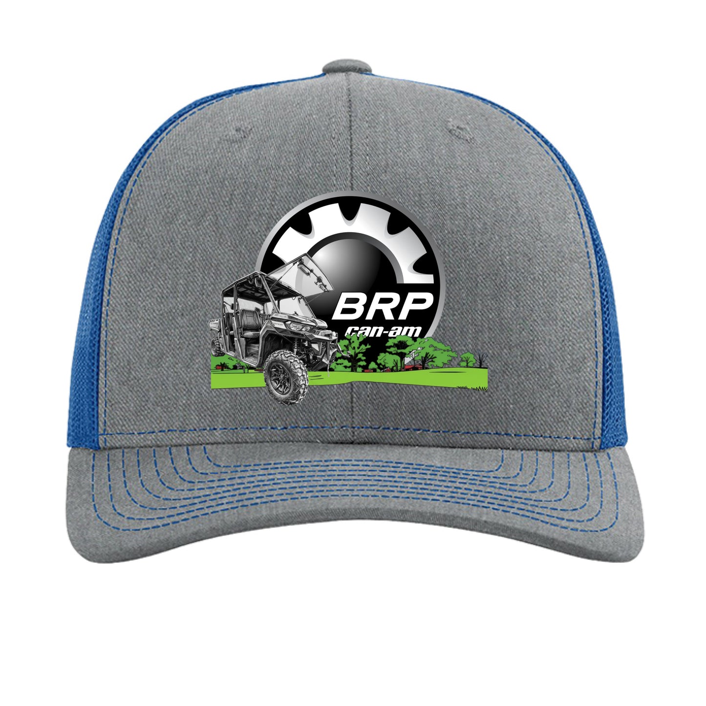 Heather Grey/ Royal - FRONT