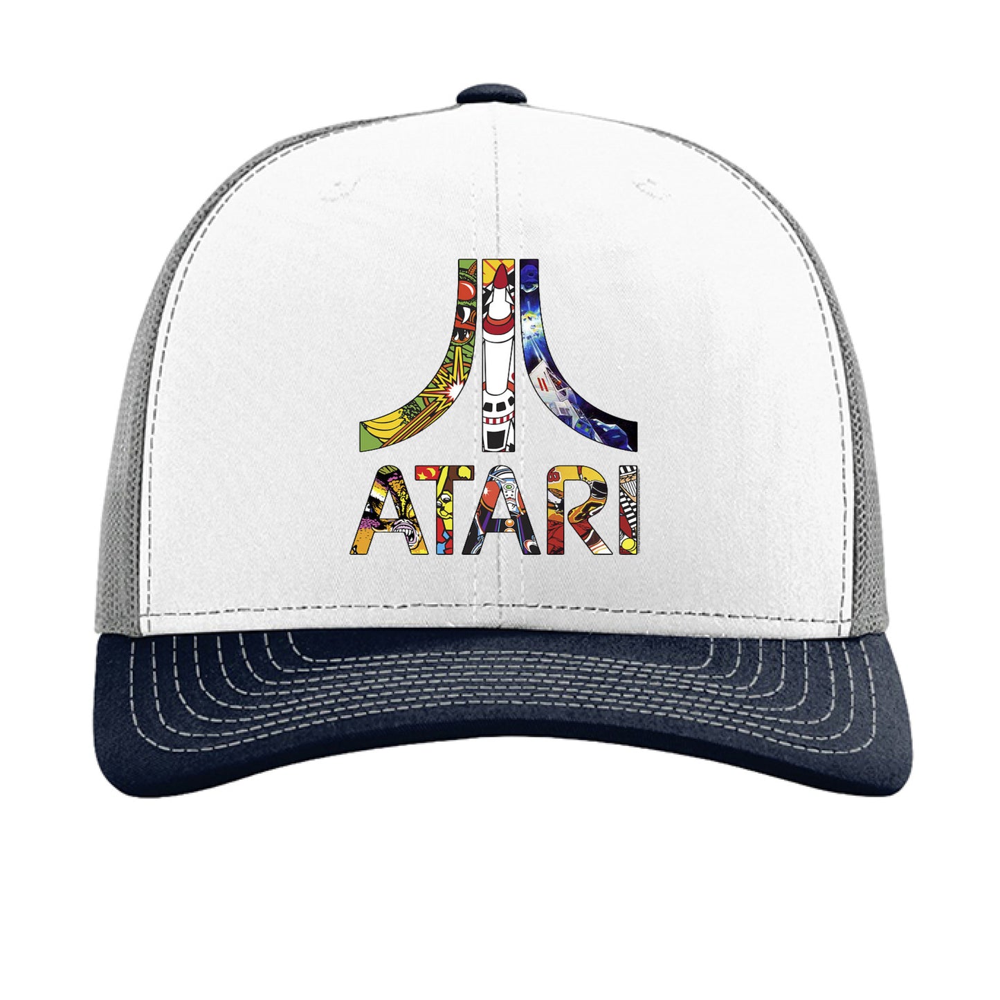 White/ Aluminum/ Navy - FRONT