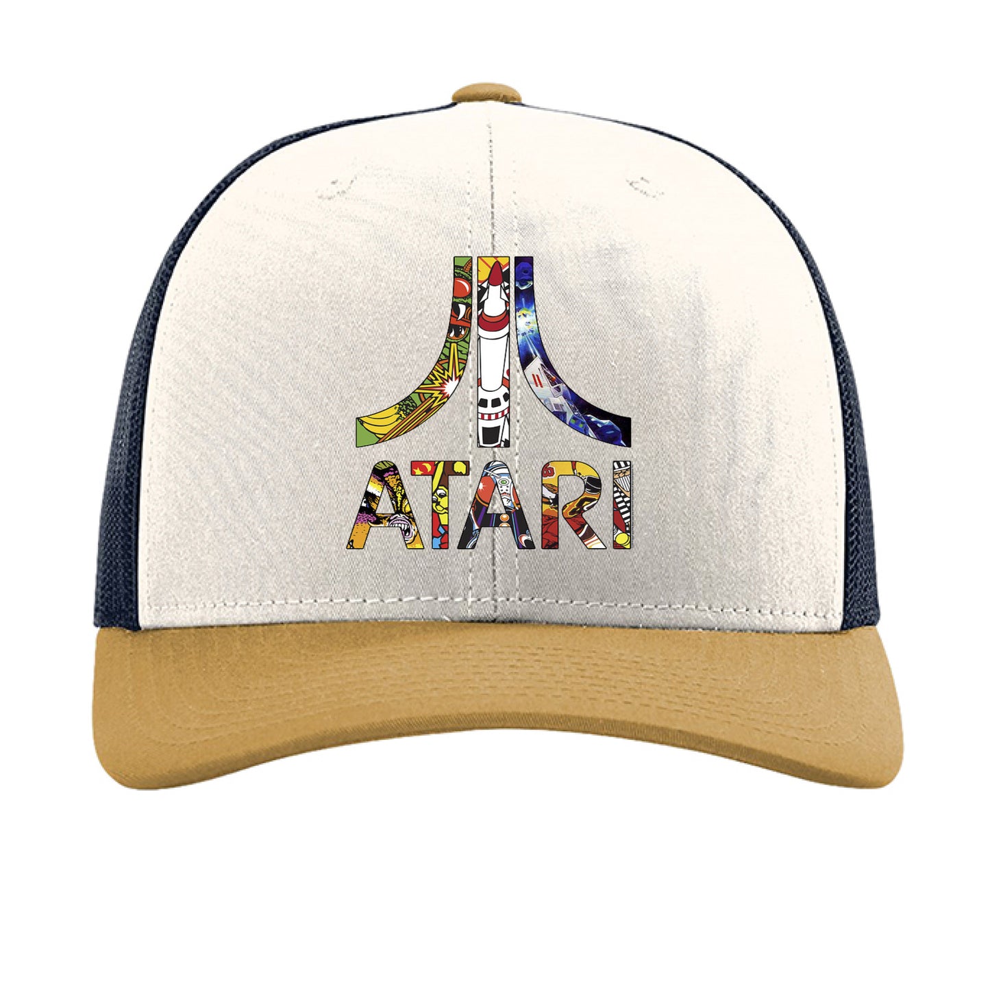 Cream/ Navy/ Amber Gold - FRONT