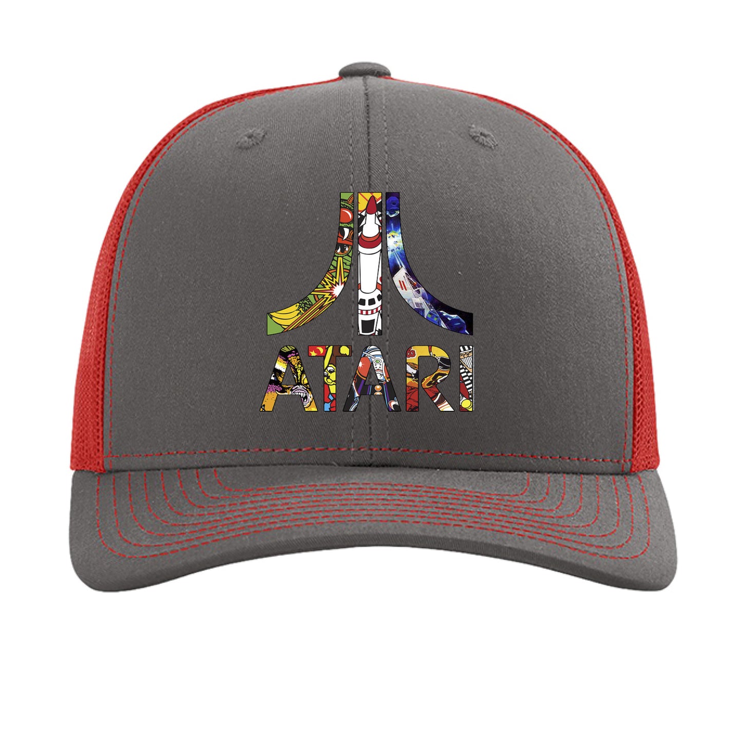 Charcoal/ Red - FRONT