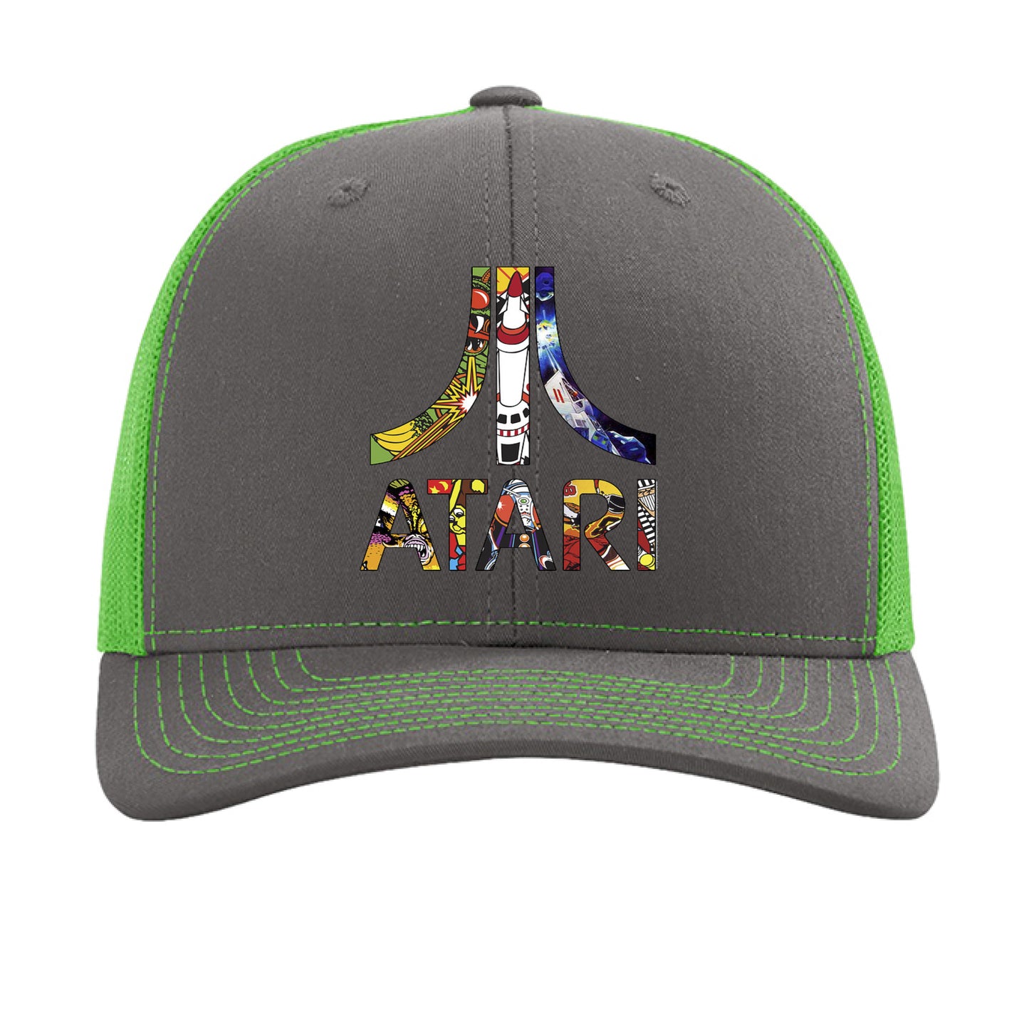 Charcoal/ Neon Green - FRONT