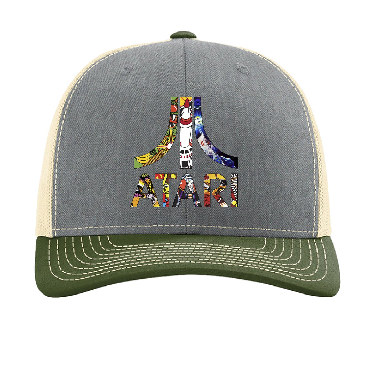 Heather Grey/ Birch/ Army Olive - FRONT