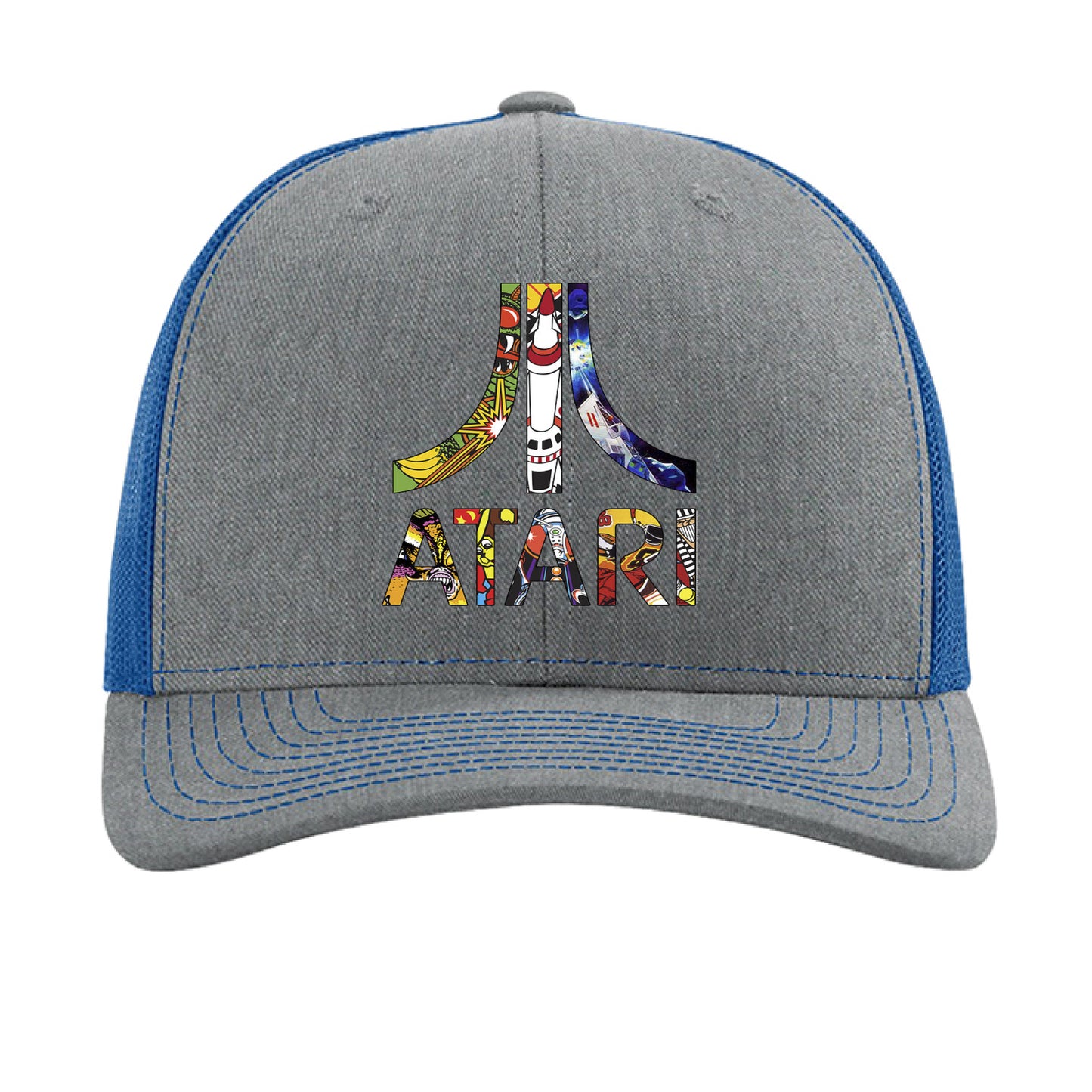 Heather Grey/ Royal - FRONT