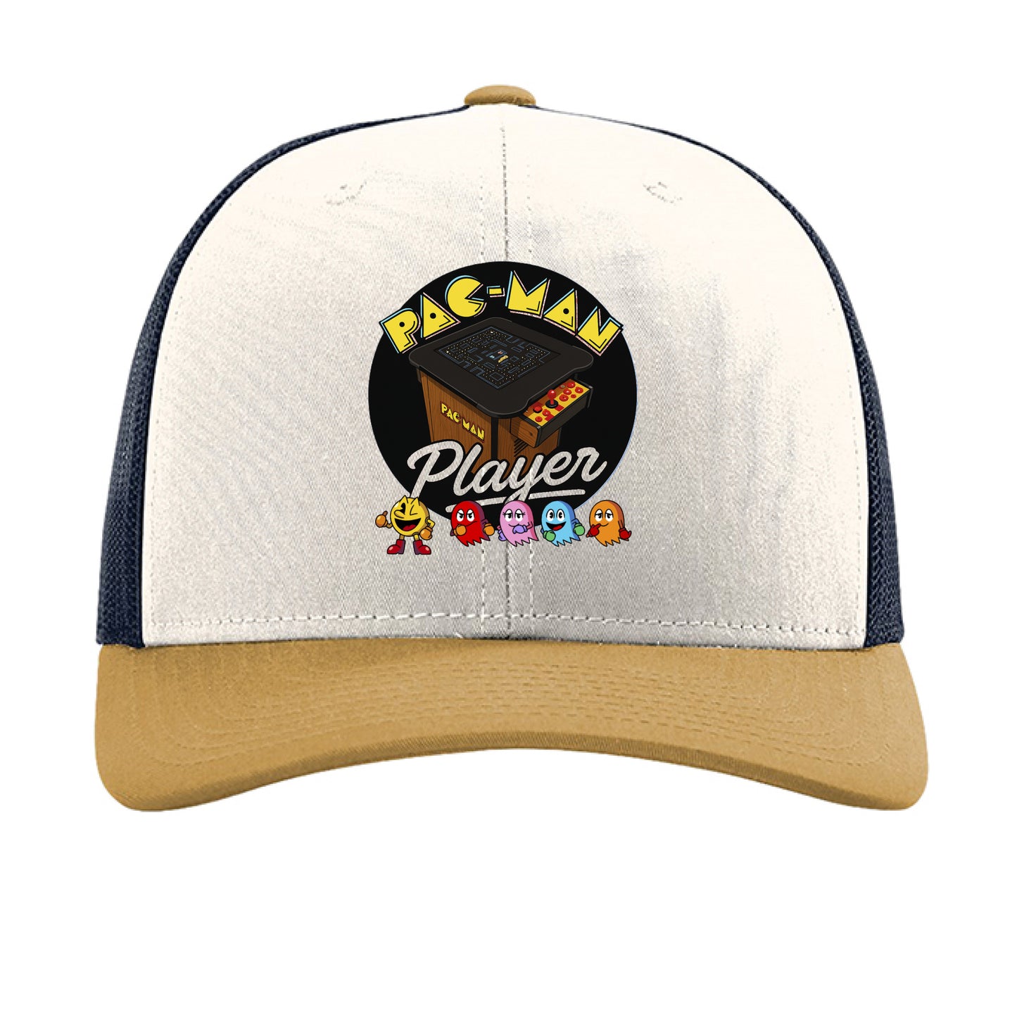 Cream/ Navy/ Amber Gold - FRONT